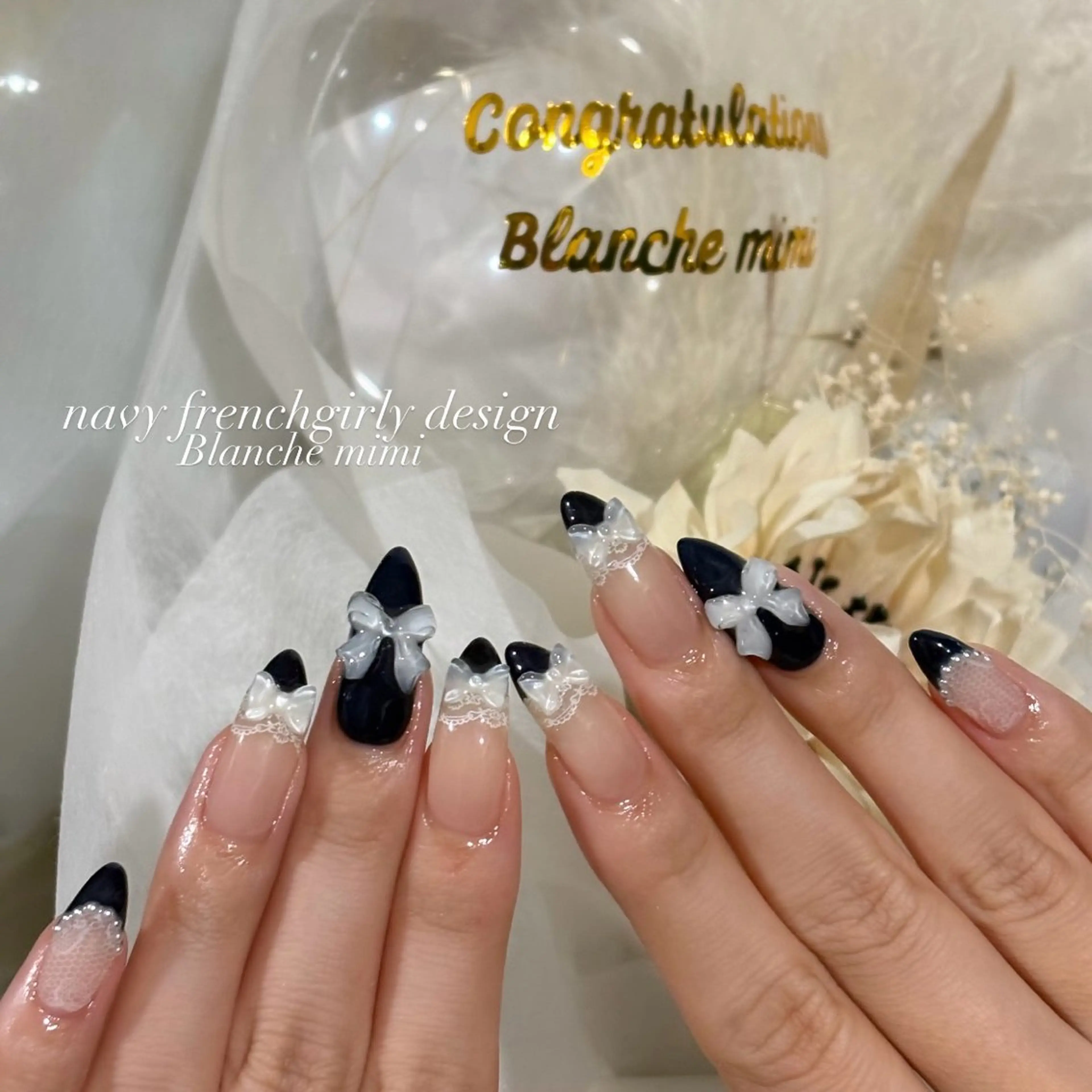 ネイル ハンドネイル Blanche mimi.u_aのネイルデザイン