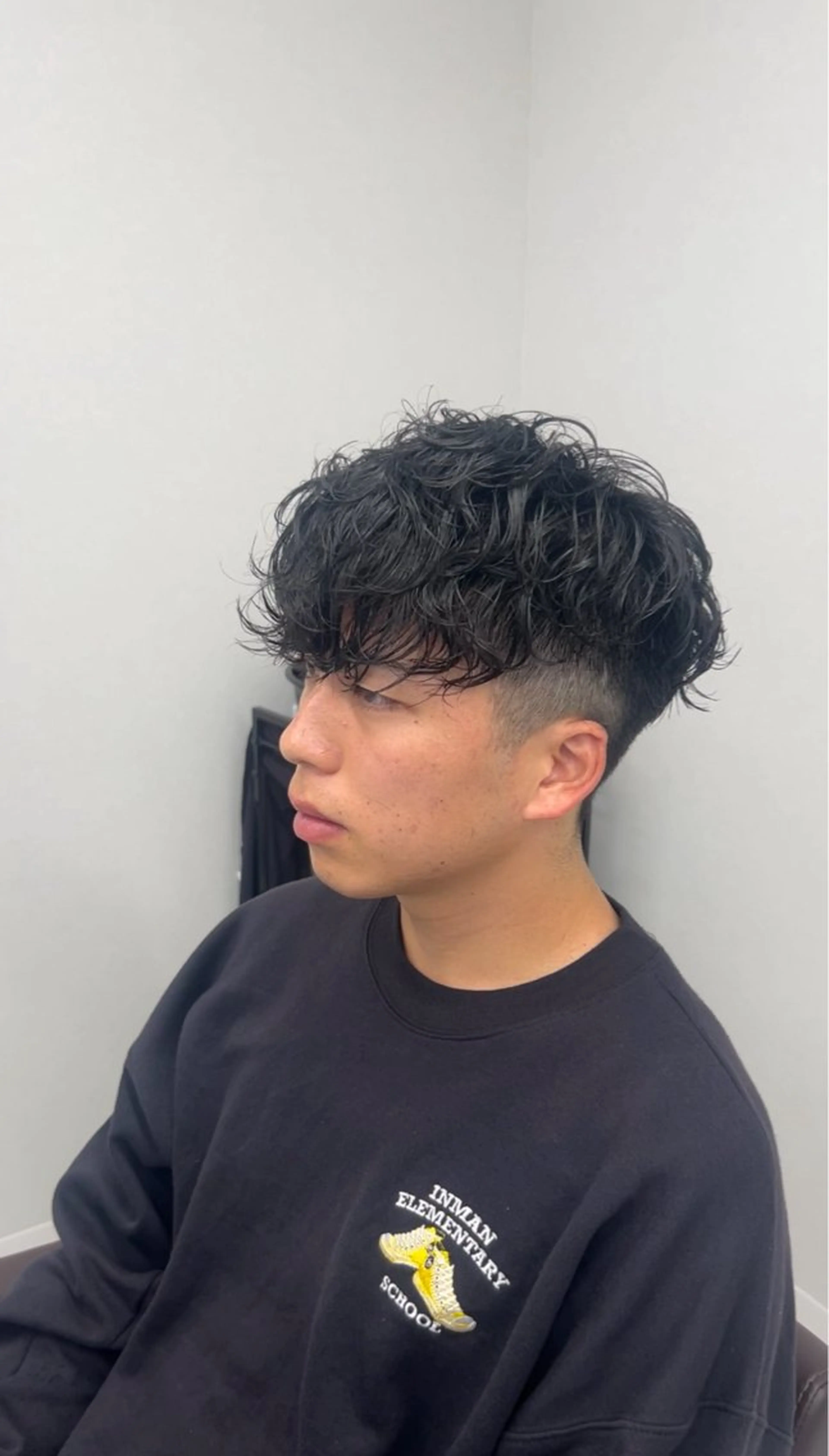 メンズ カット パーマ トリートメント ヘアセット シャドウパーマ/ メンズ/KENTAのヘアスタイル