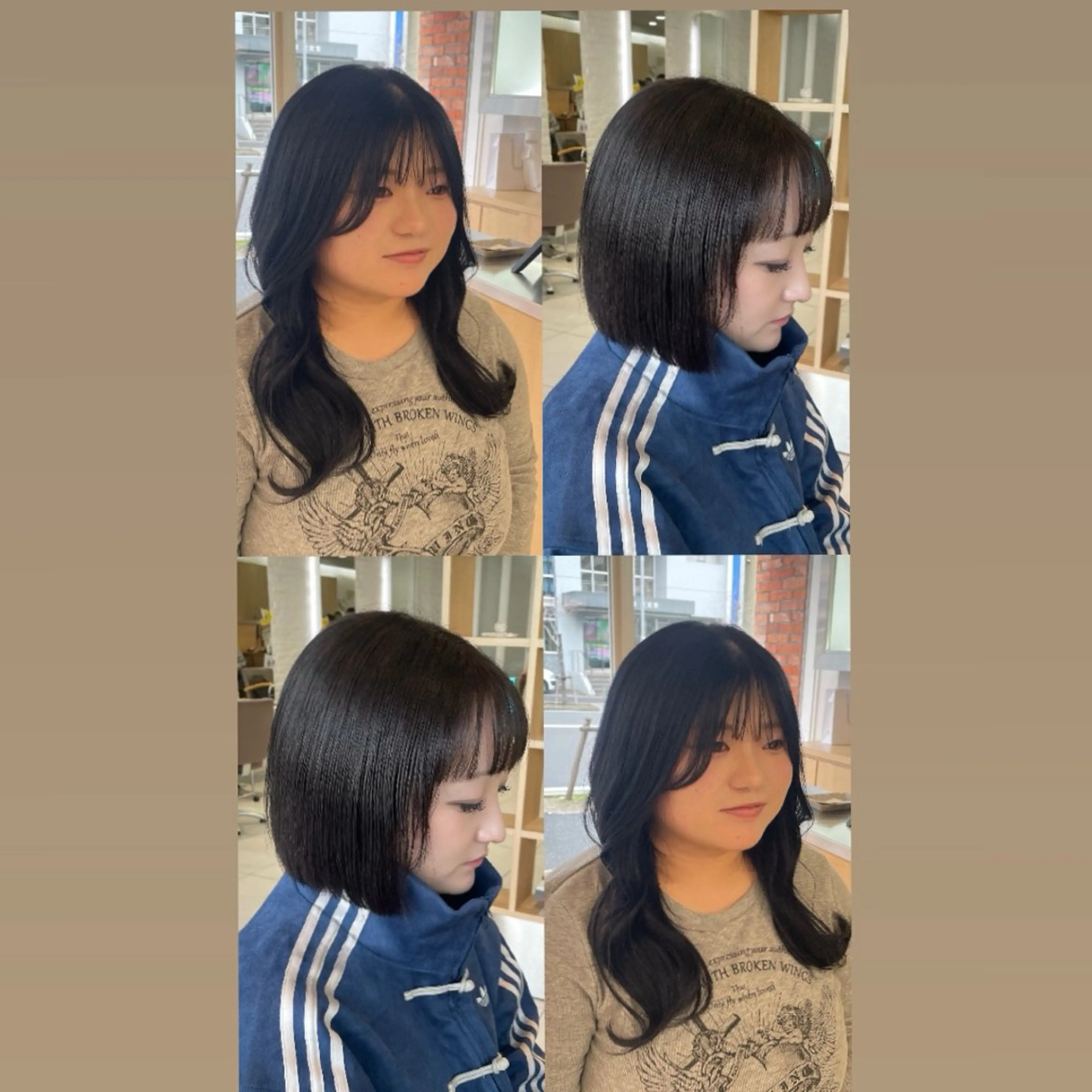 セミロング ❤︎韓国レイヤー❤︎ アカリのヘアスタイル