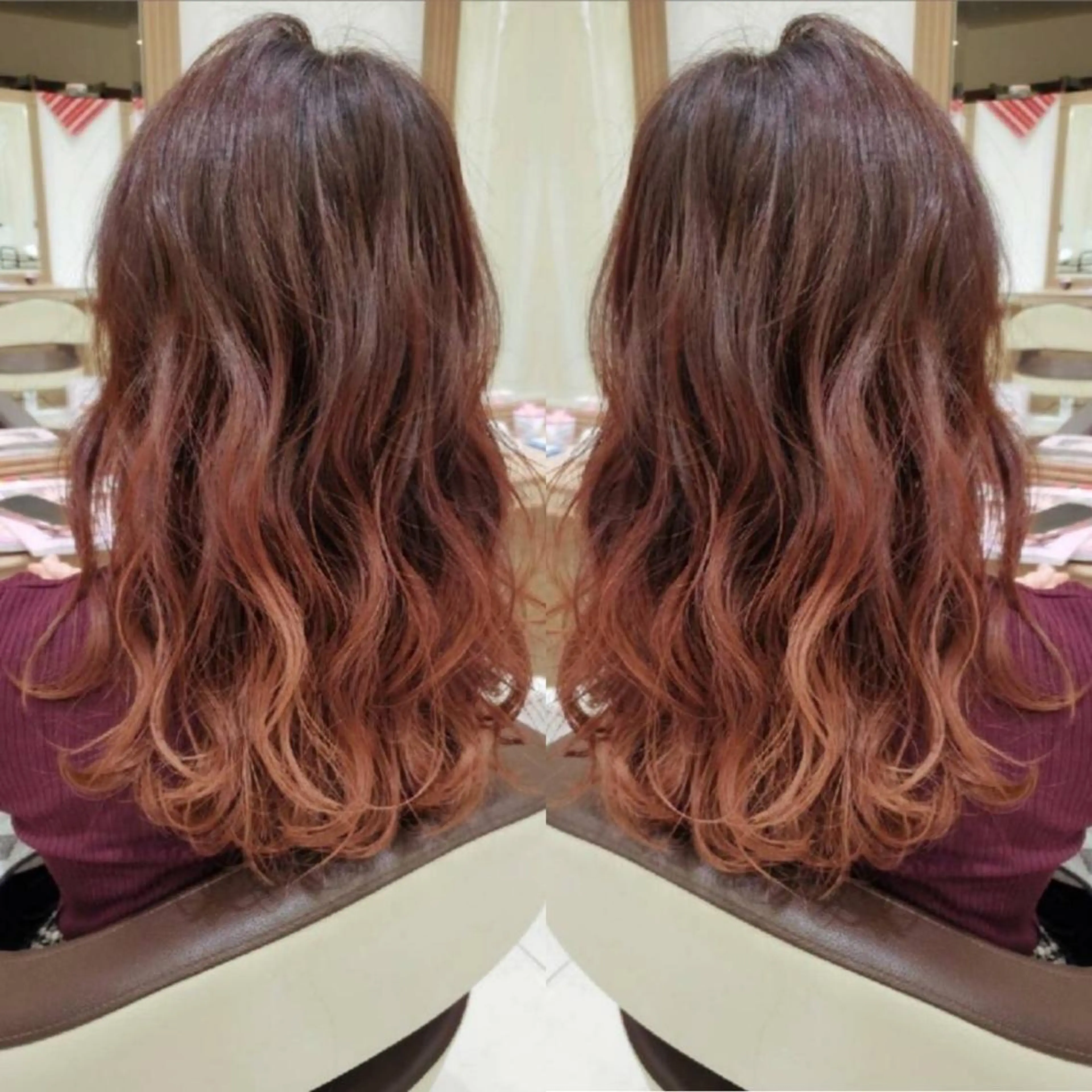 ミディアム カラー 韓国レイヤー×透明感 カラー/山崎一輝のヘアスタイル