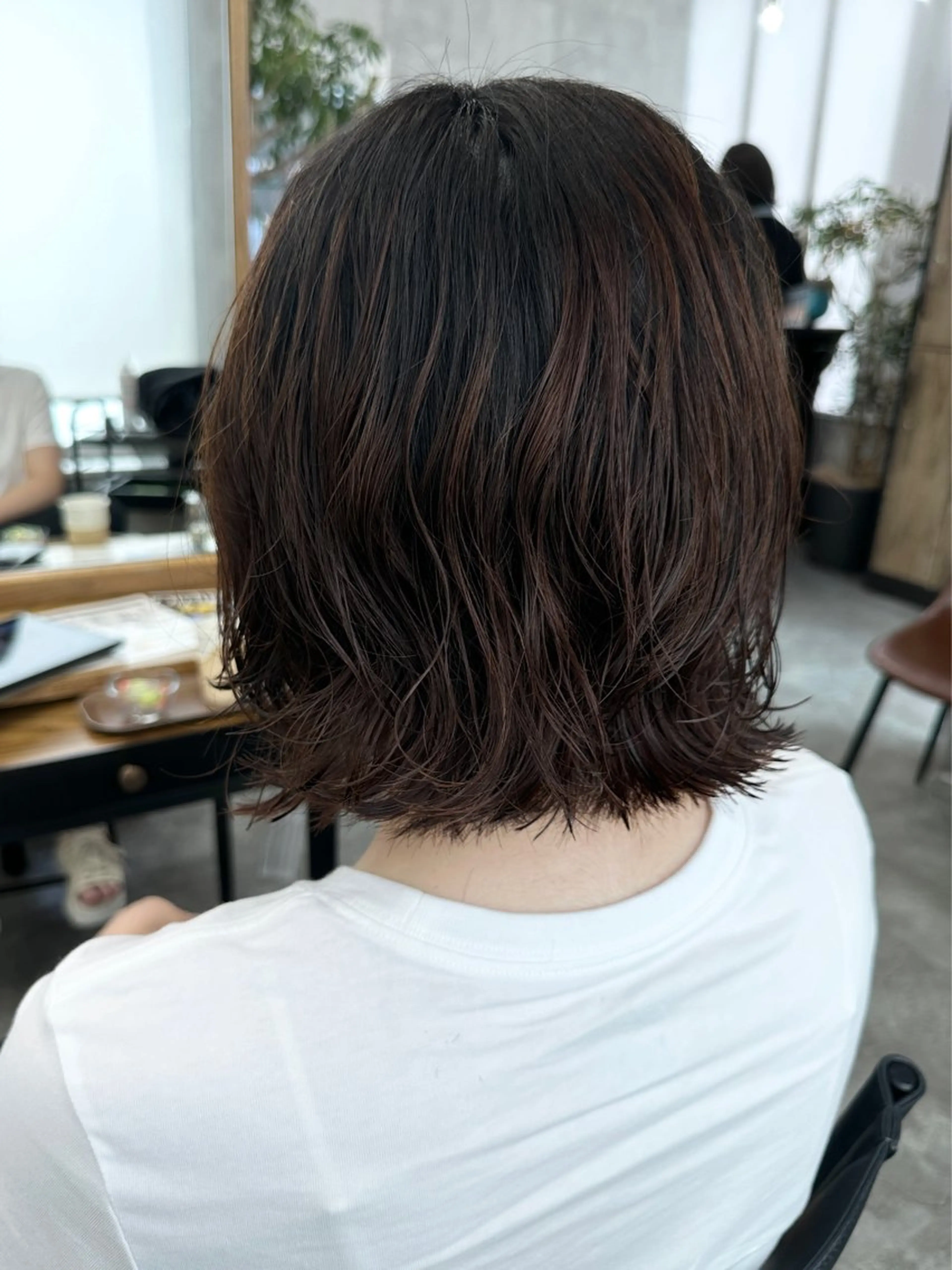 ショート カット パーマ 鈴木 菜々映のヘアスタイル