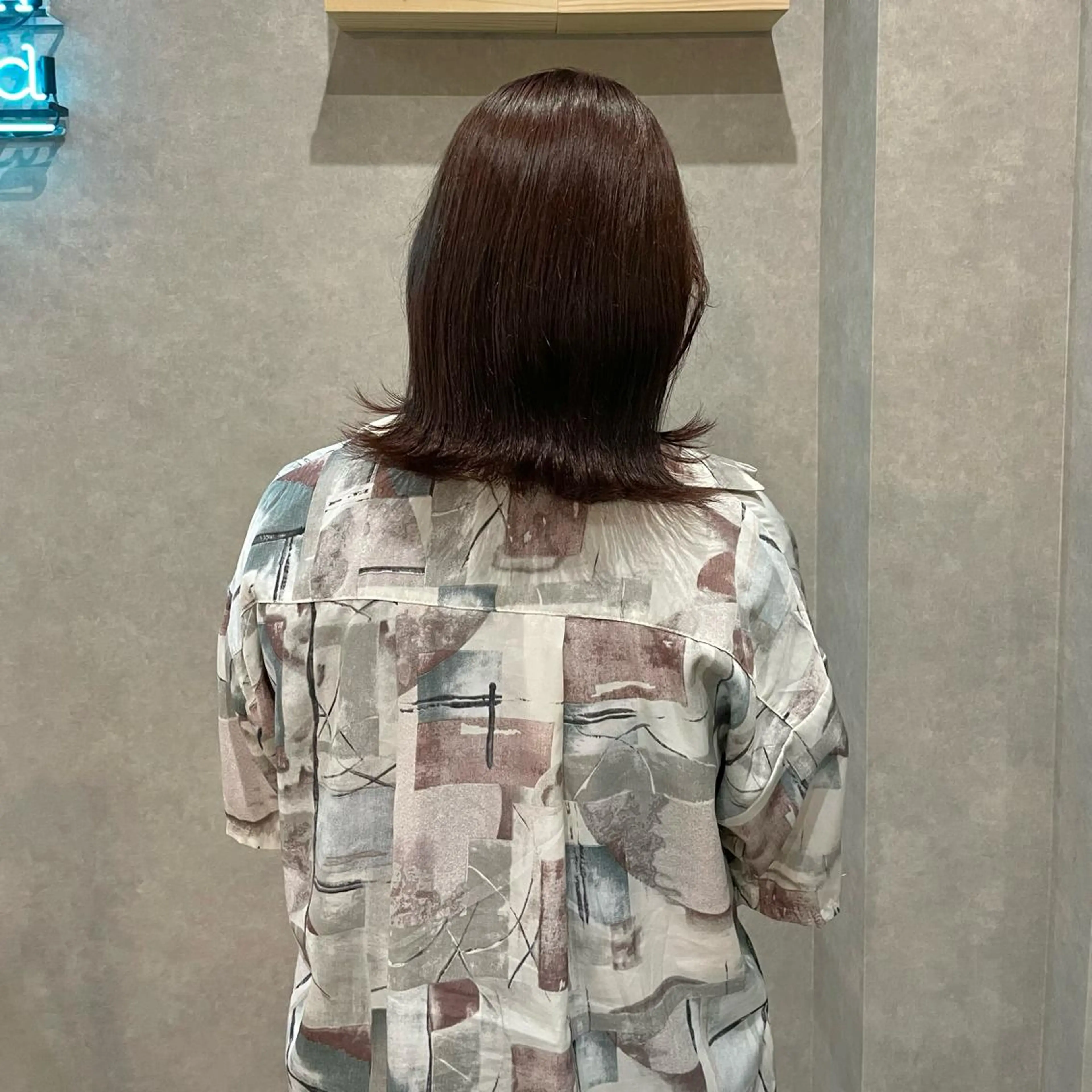 ミディアム カラー はちすか るかのヘアスタイル