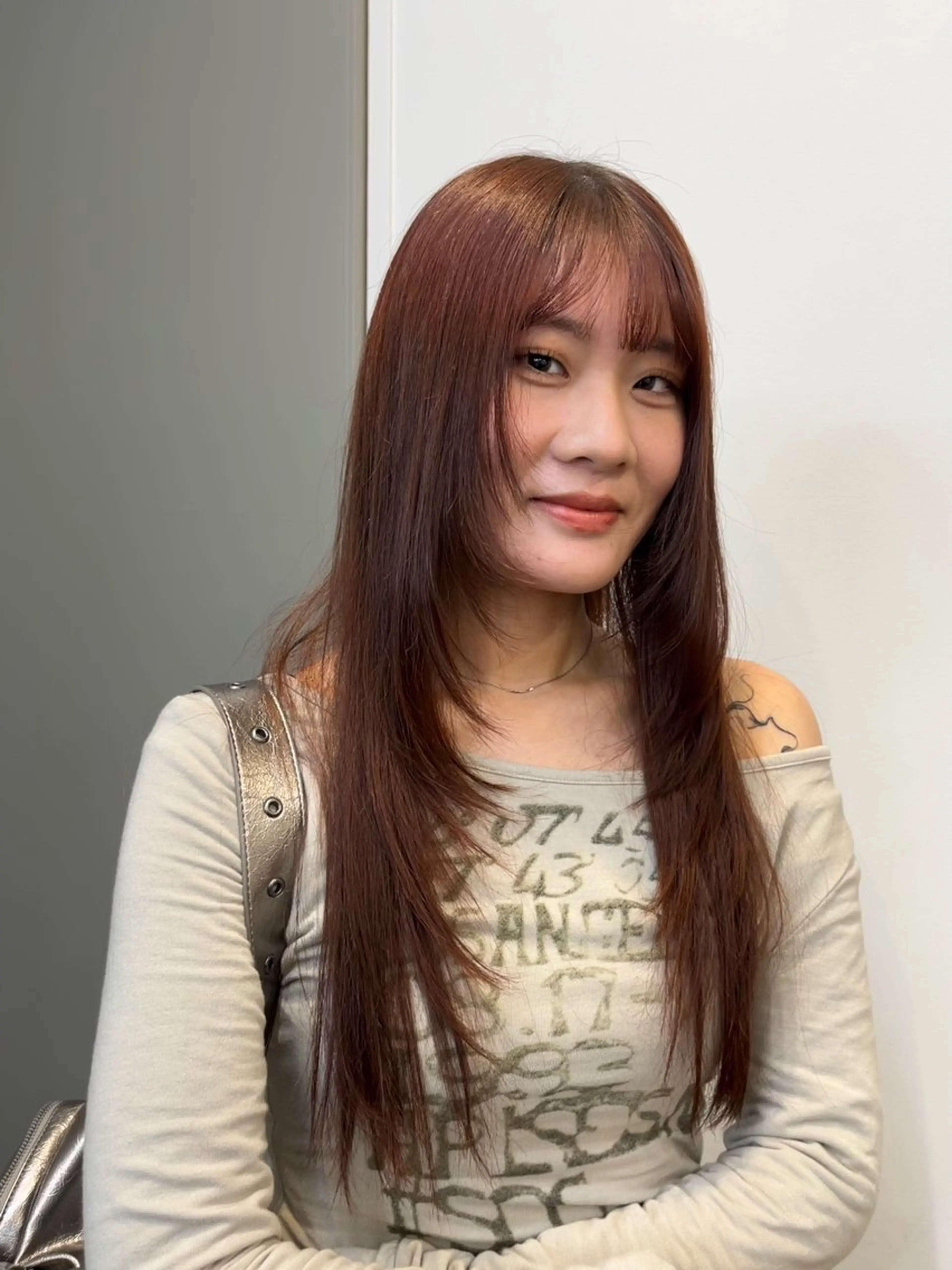 ロング ヘアカラー riko／ SYS by fitのヘアスタイル