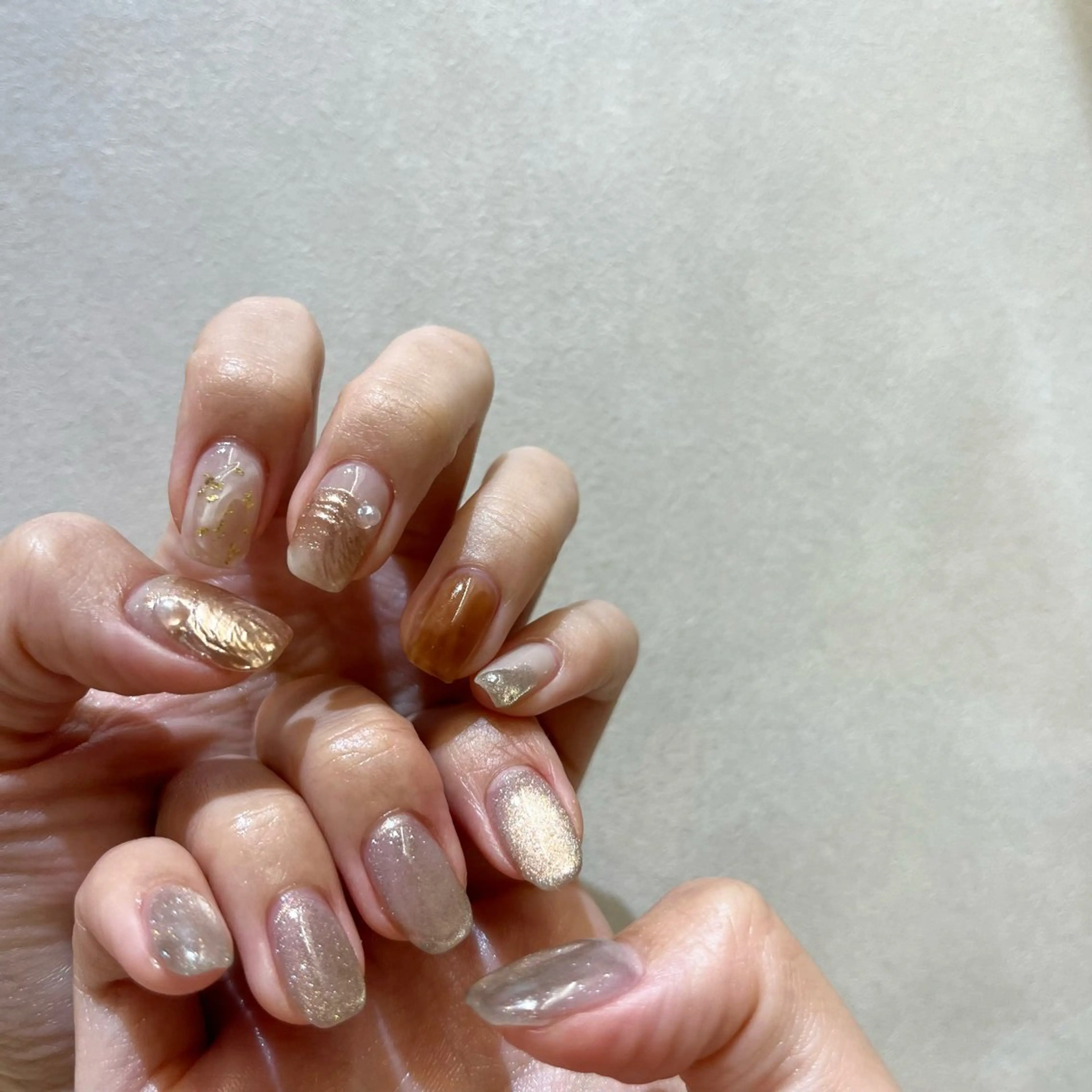 ネイル soa.Aika 自爪育成のネイルデザイン