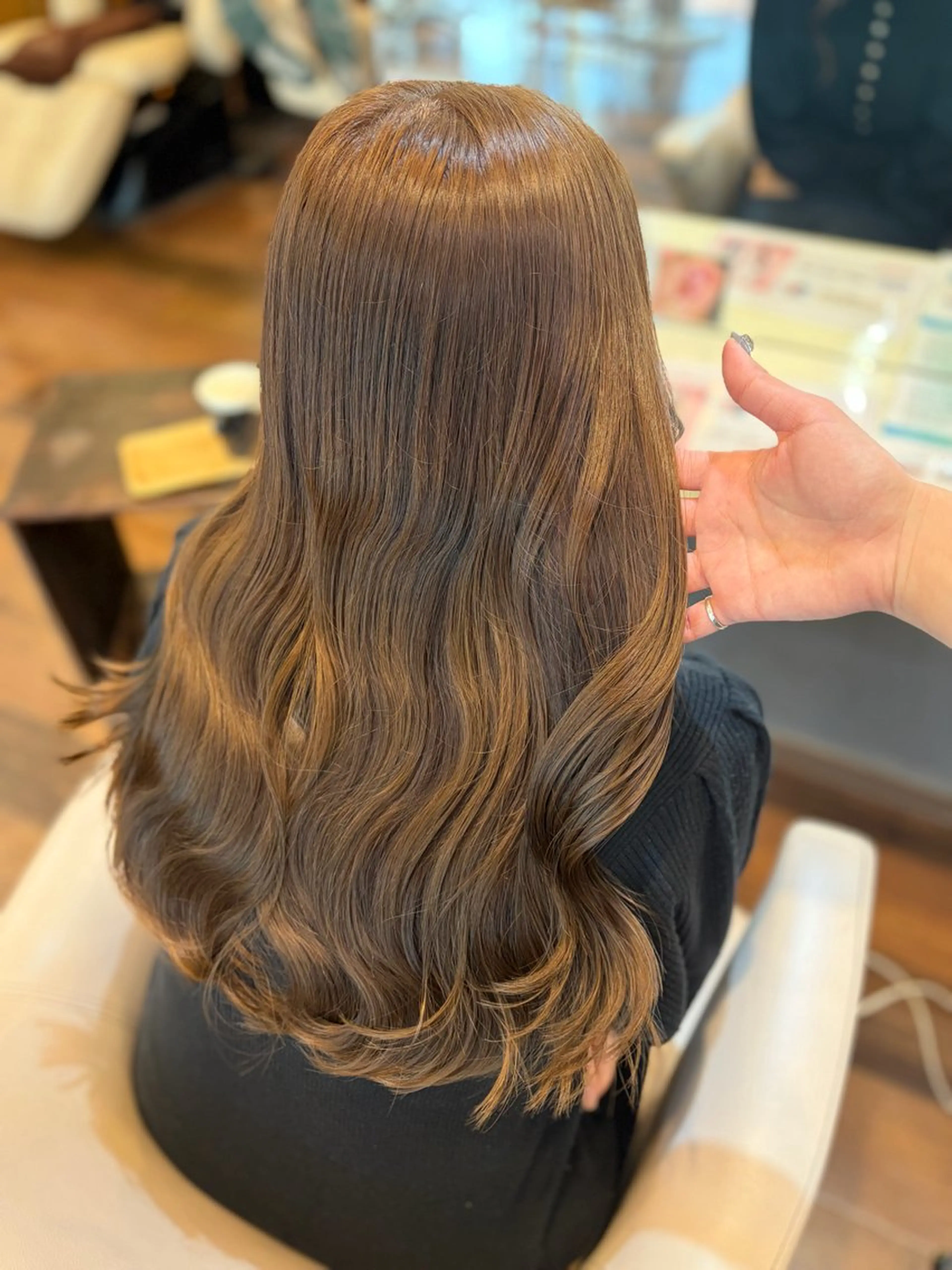 ロング カット ヘアカラー 🎀髪質改善🎀 Olive南森町のヘアスタイル