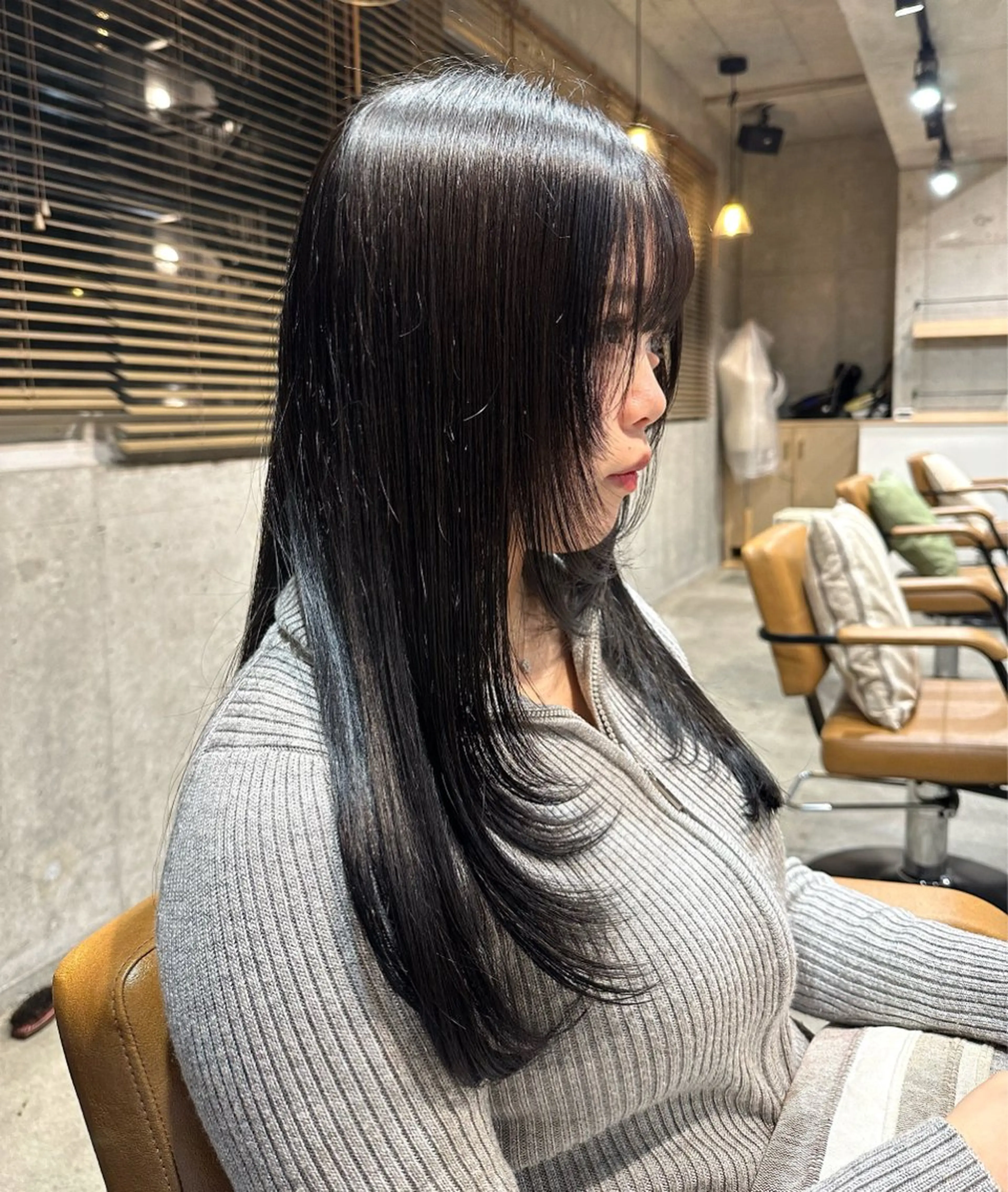 ロング カラー 透明感カラー 韓国レイヤー・ボブ/ 暖色⭐️優香⭐️のヘアスタイル