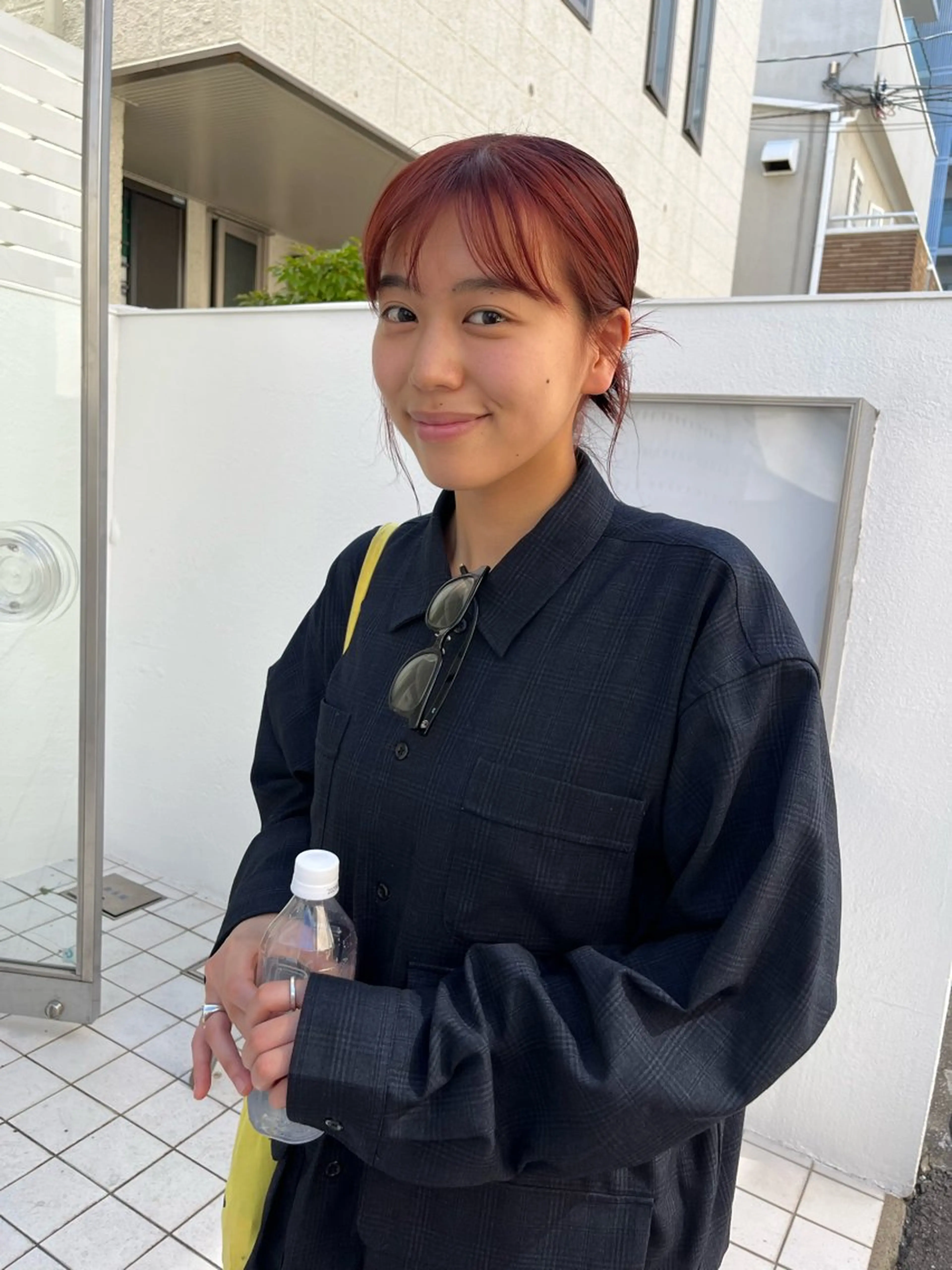 ミディアム カラー ヘアカラー トリートメント eri kinjoのヘアスタイル