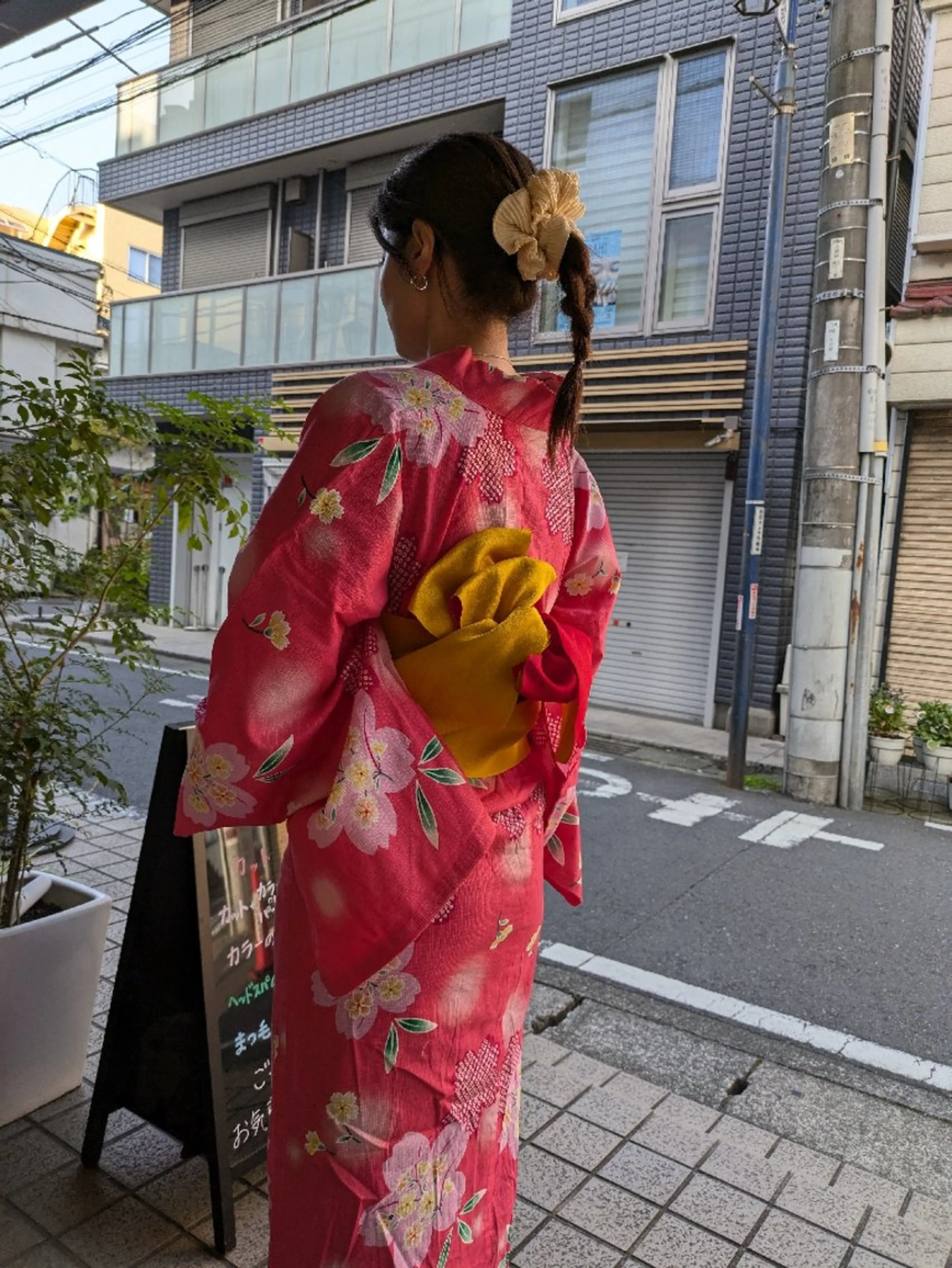 大人女性カット/ヘア セット✨️片本🌸のヘアスタイル