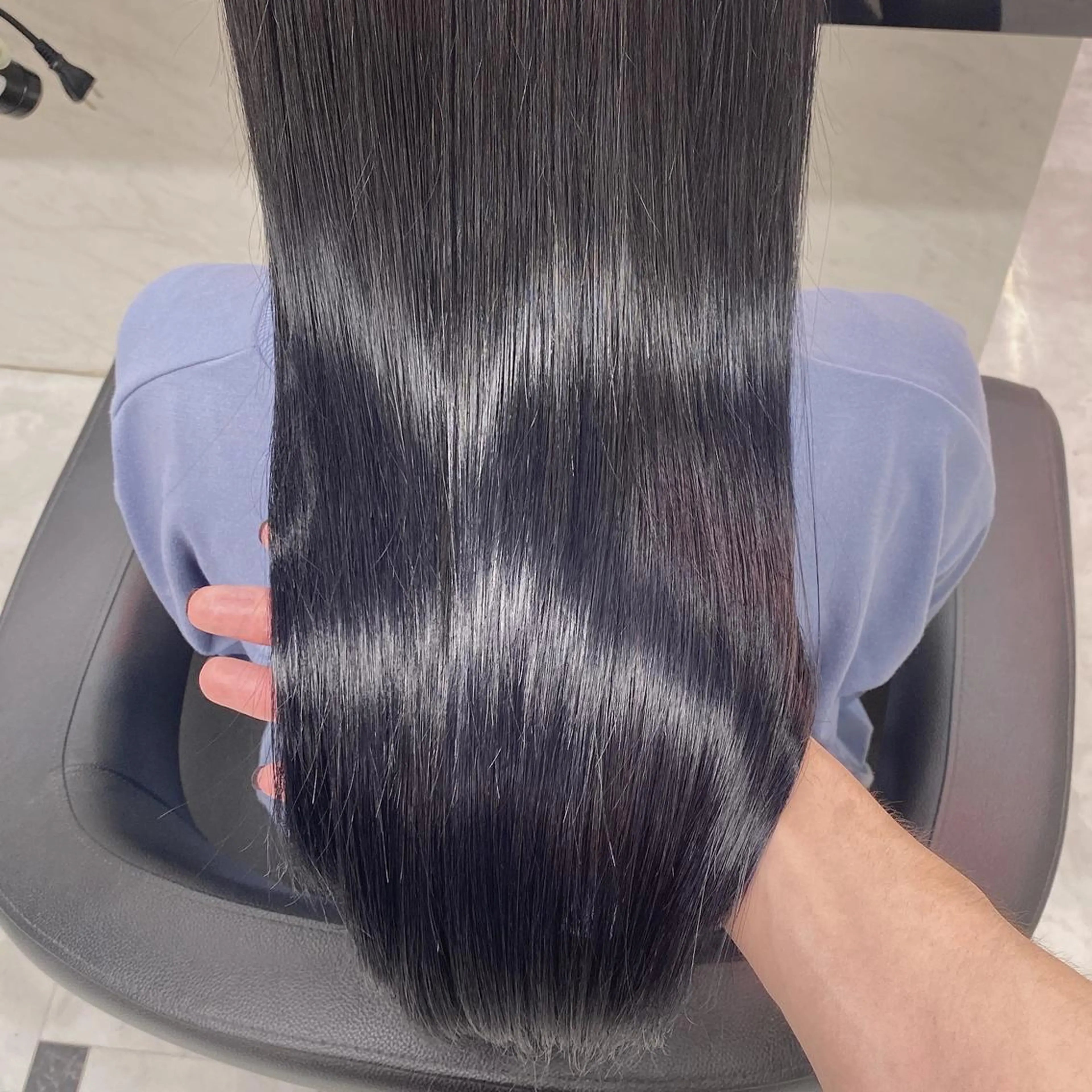 ロング カット ヘアカラー 縮毛矯正 トリートメント 上品🤍韓国レイヤー /透明感🤍FUGAのヘアスタイル