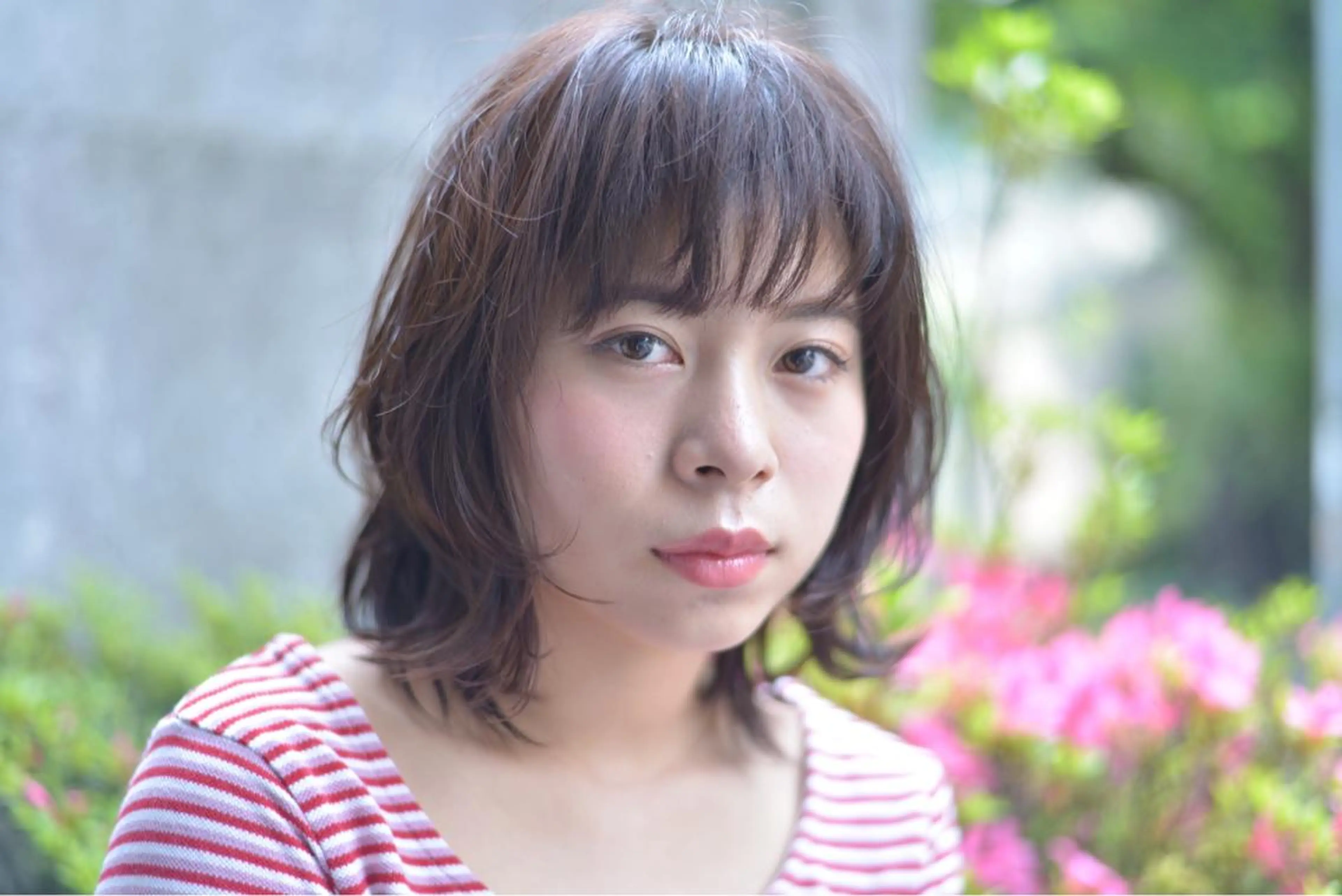 ミディアム カラー パーマ トリートメント 【白髪ぼかし 専門GBG】自由が丘のヘアスタイル