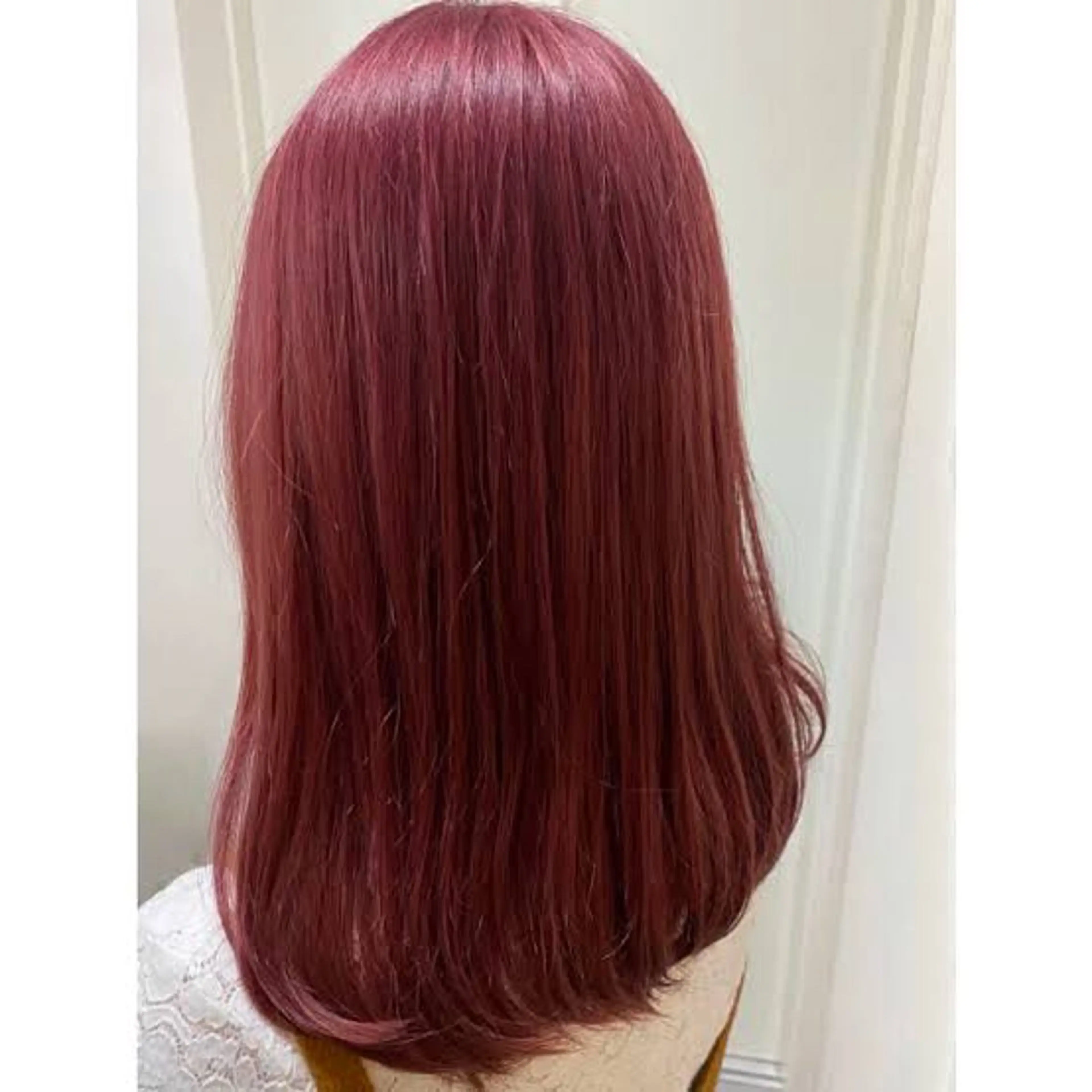 ミディアム ヘアカラー 村中 逸紀のヘアスタイル