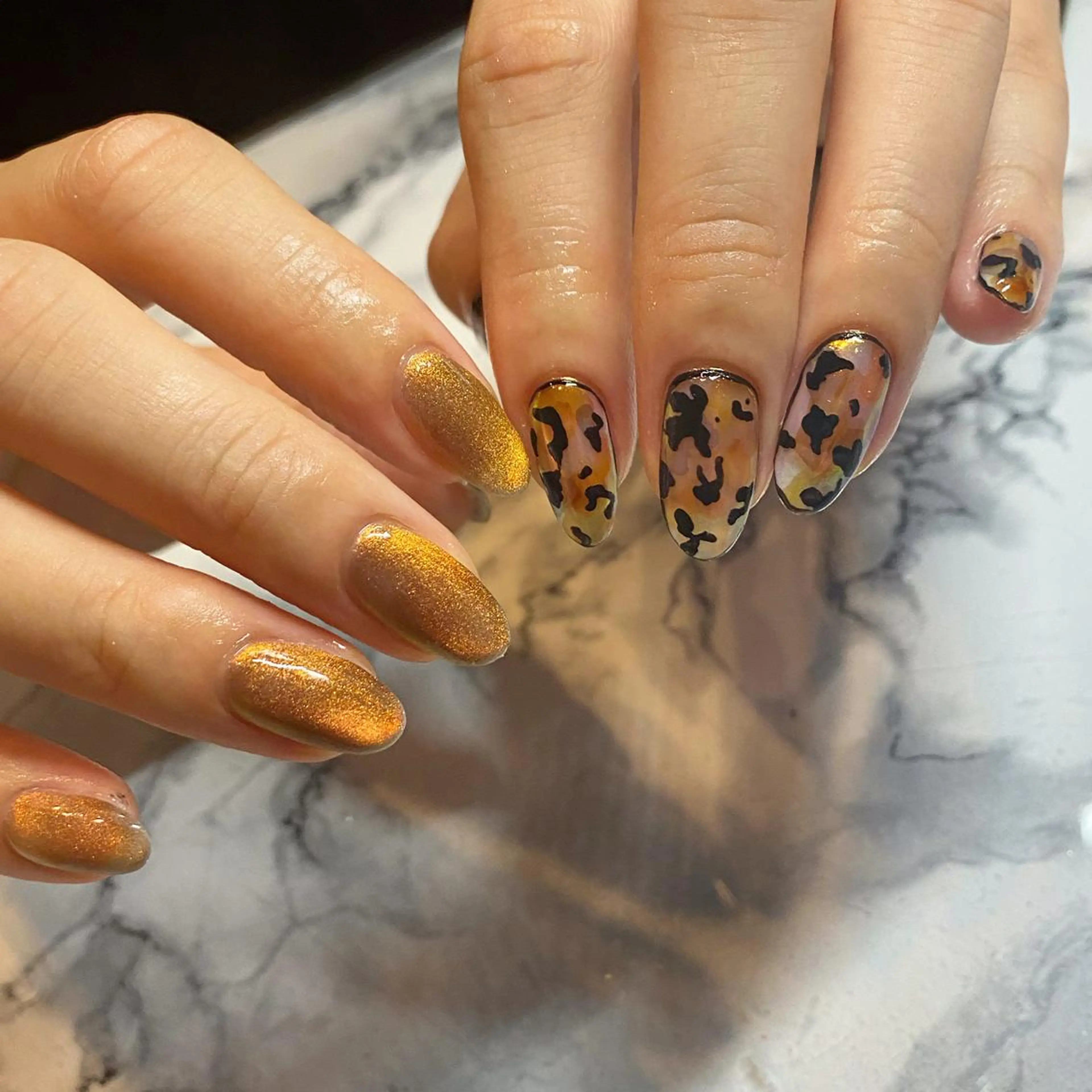 ネイル アートネイル 氷ネイル・うるうるネイル 韓国ネイル マグネットネイル ニュアンスネイル To Me Nail所属・🩵 mei🩵のネイルデザイン