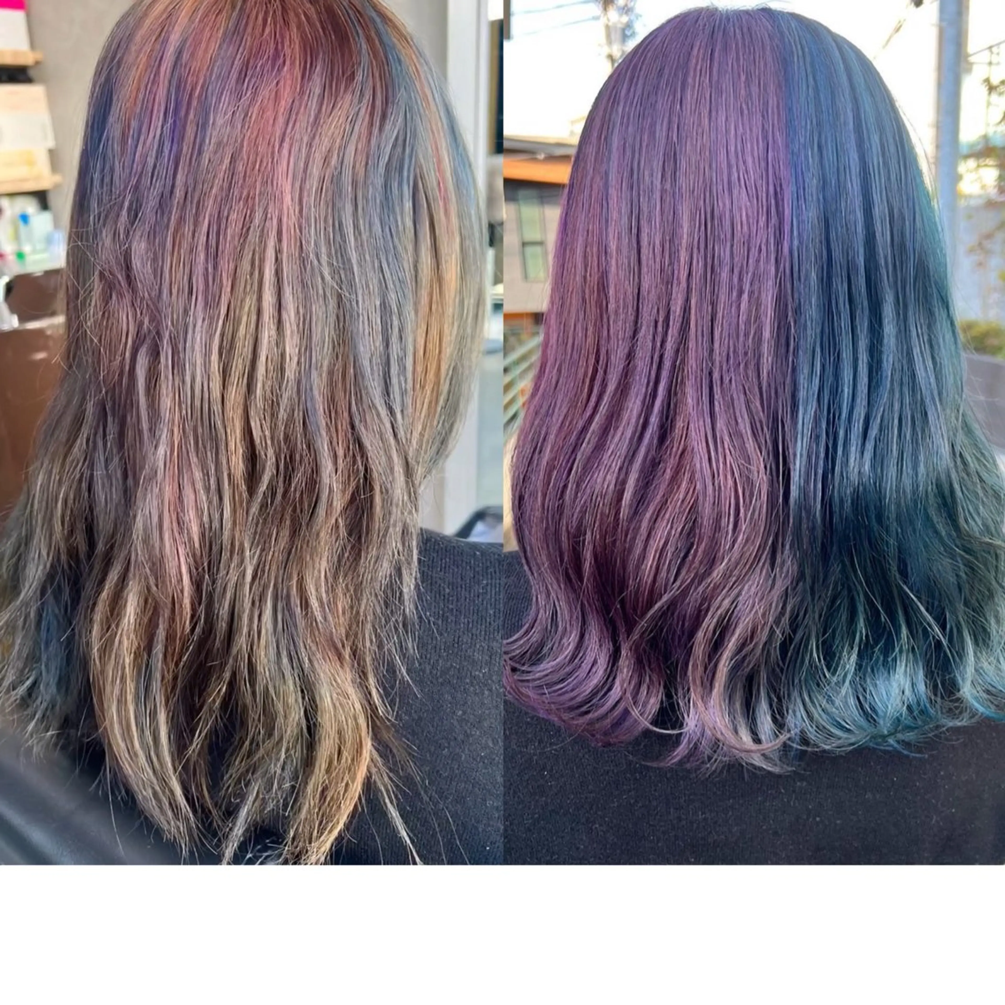 セミロング カラー 晴レ所属・🍑アヤ🫧髪質改善 ダブルカラー🍑の眉毛・アイブロウイメージ