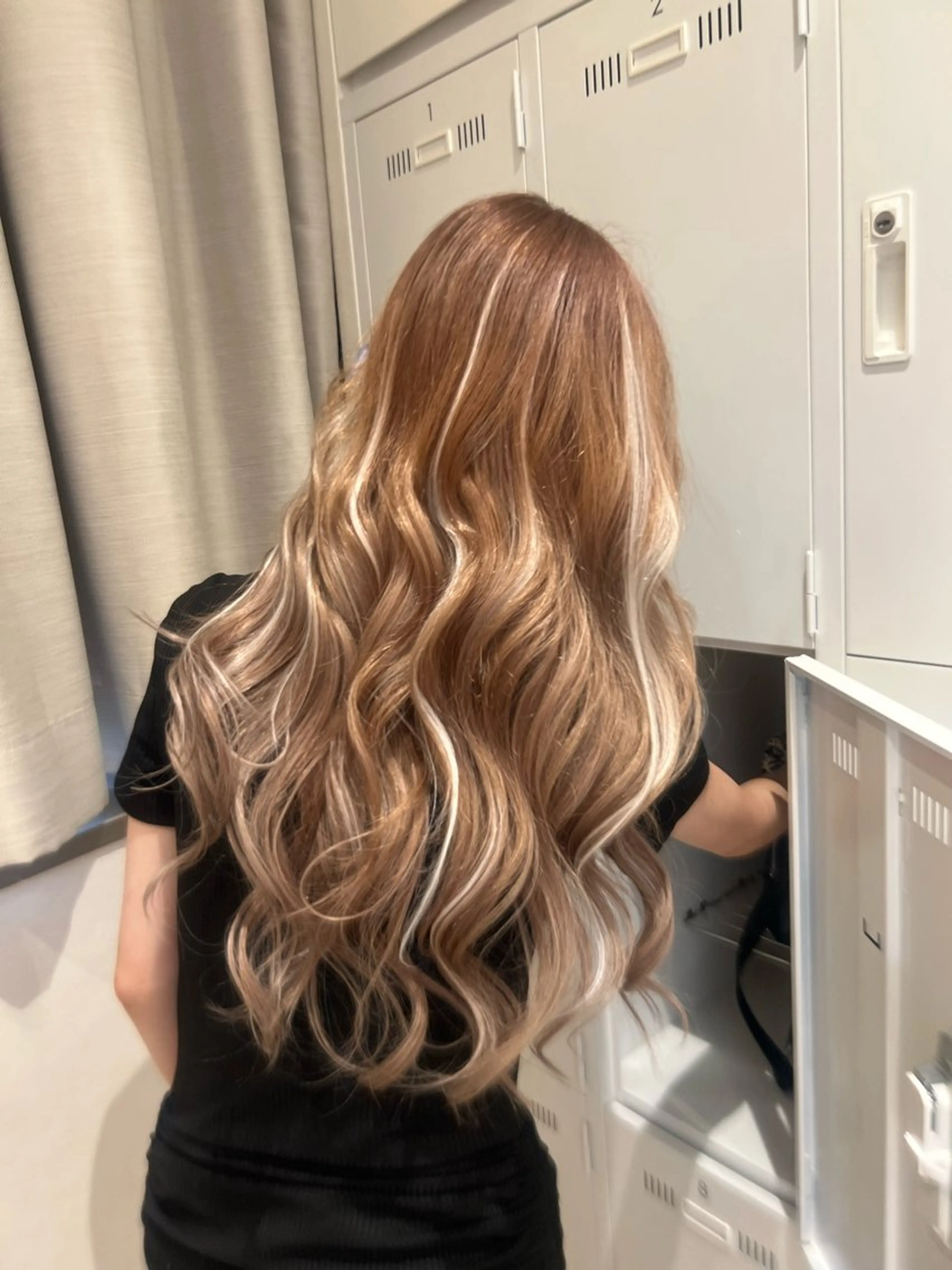 ロング エクステ 透明感ハイトーン特化 /ケアブリーチ/莉駒のヘアスタイル