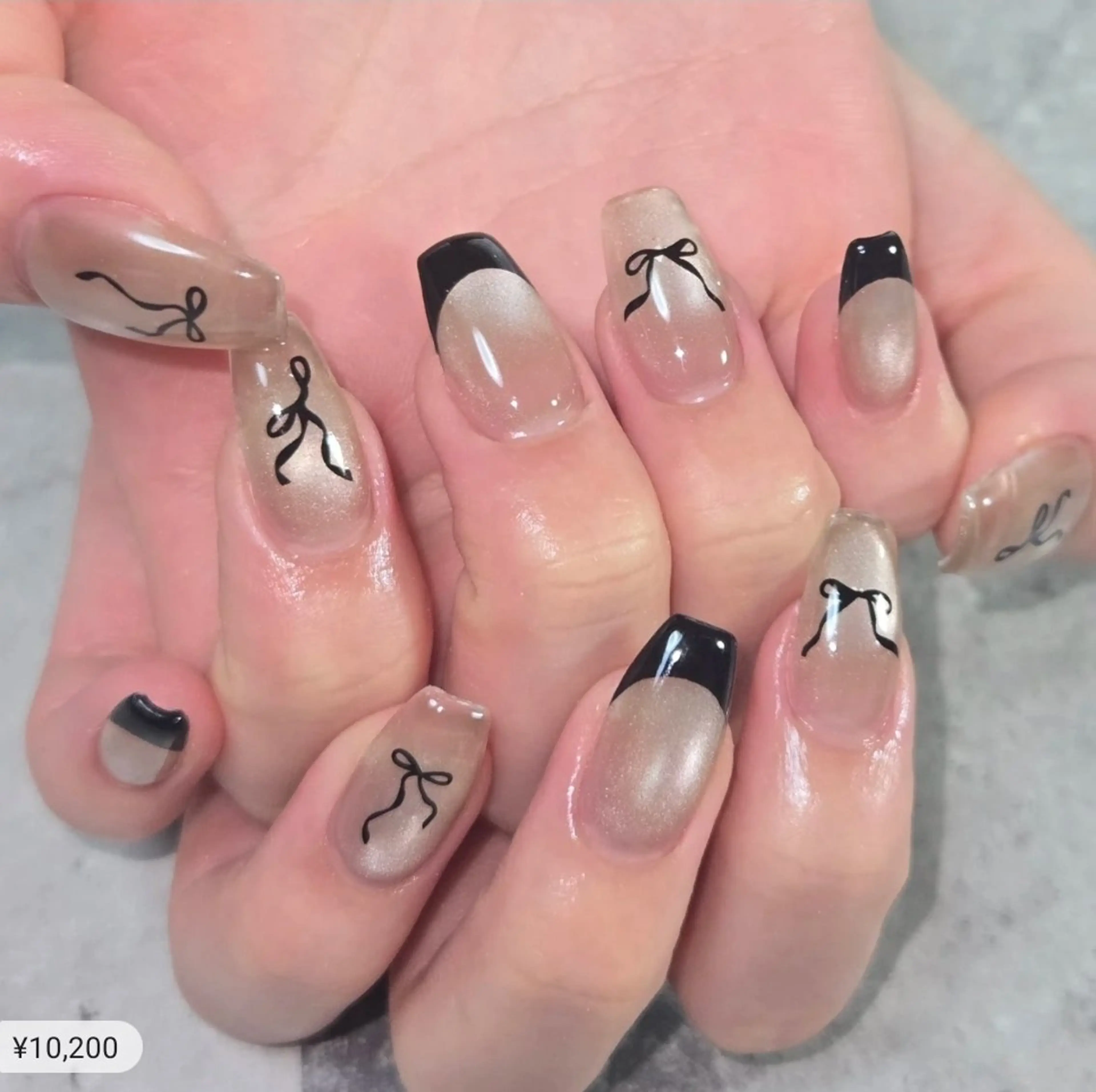 ネイル 長さ出し マグネットネイル ネイルチップ ハンドネイル Nail Daisyのネイルデザイン