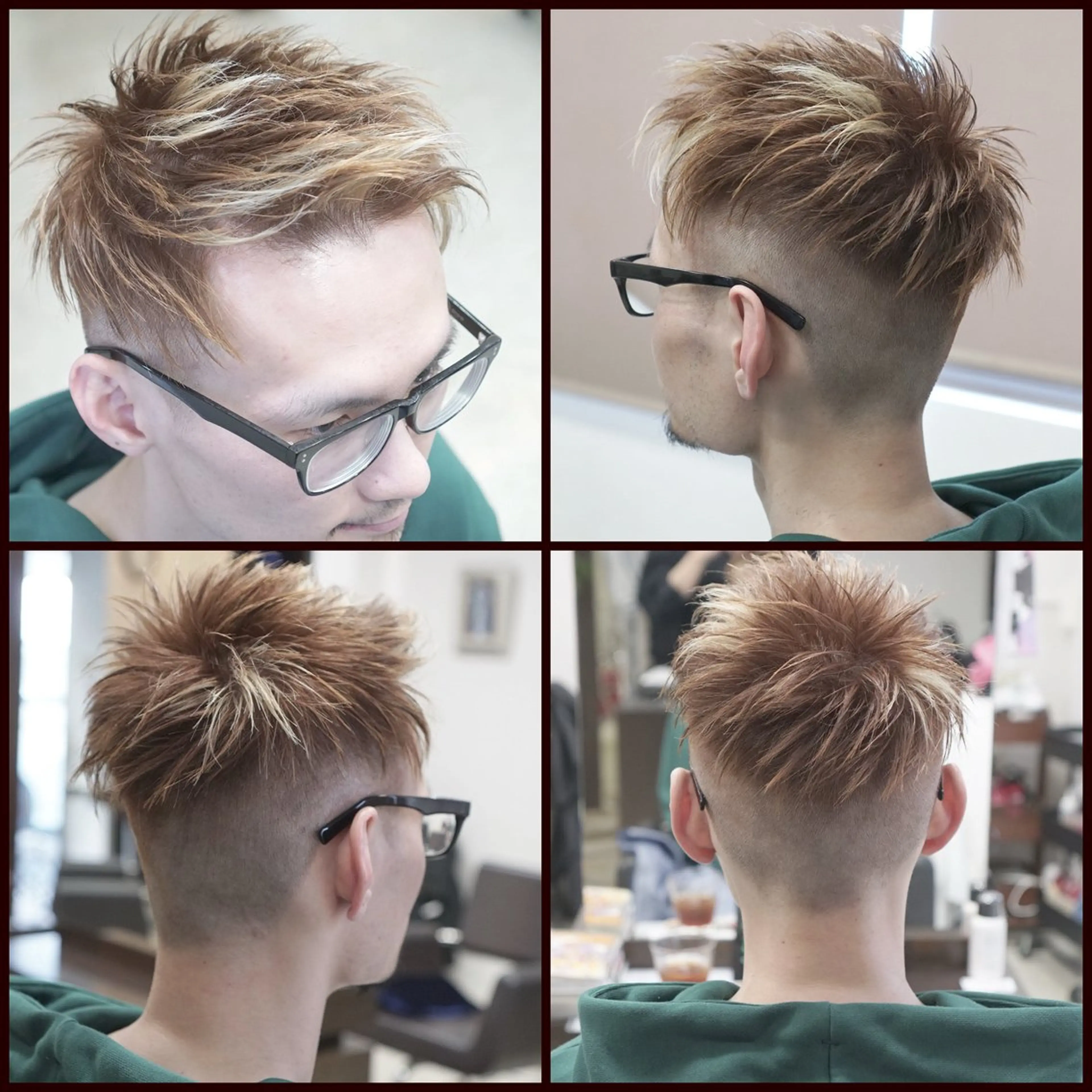 ショート カラー メンズ 中島 剛のヘアスタイル