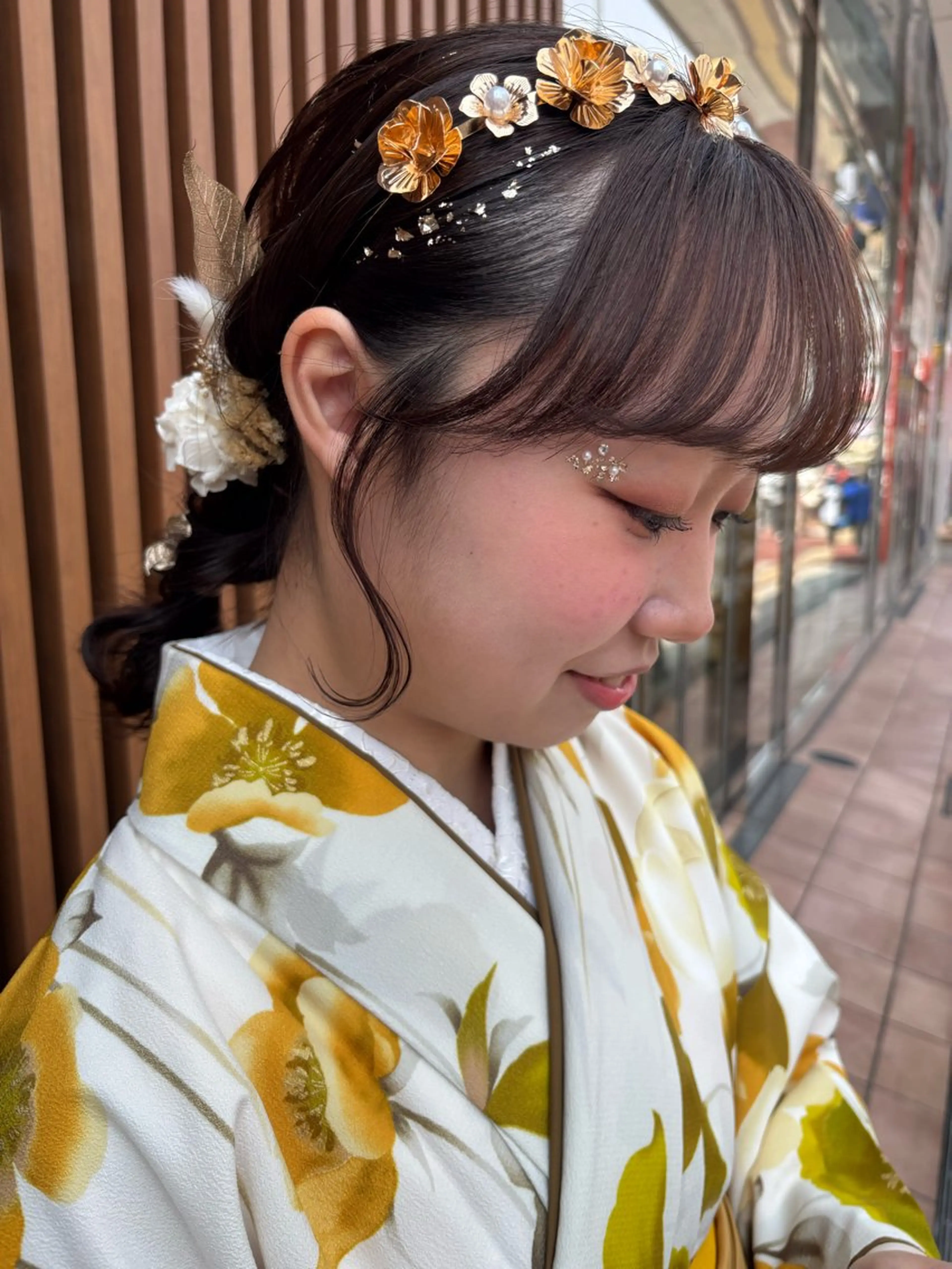 ヘアアレンジ 着付け ayaka #パーマ#アレンジのヘアスタイル