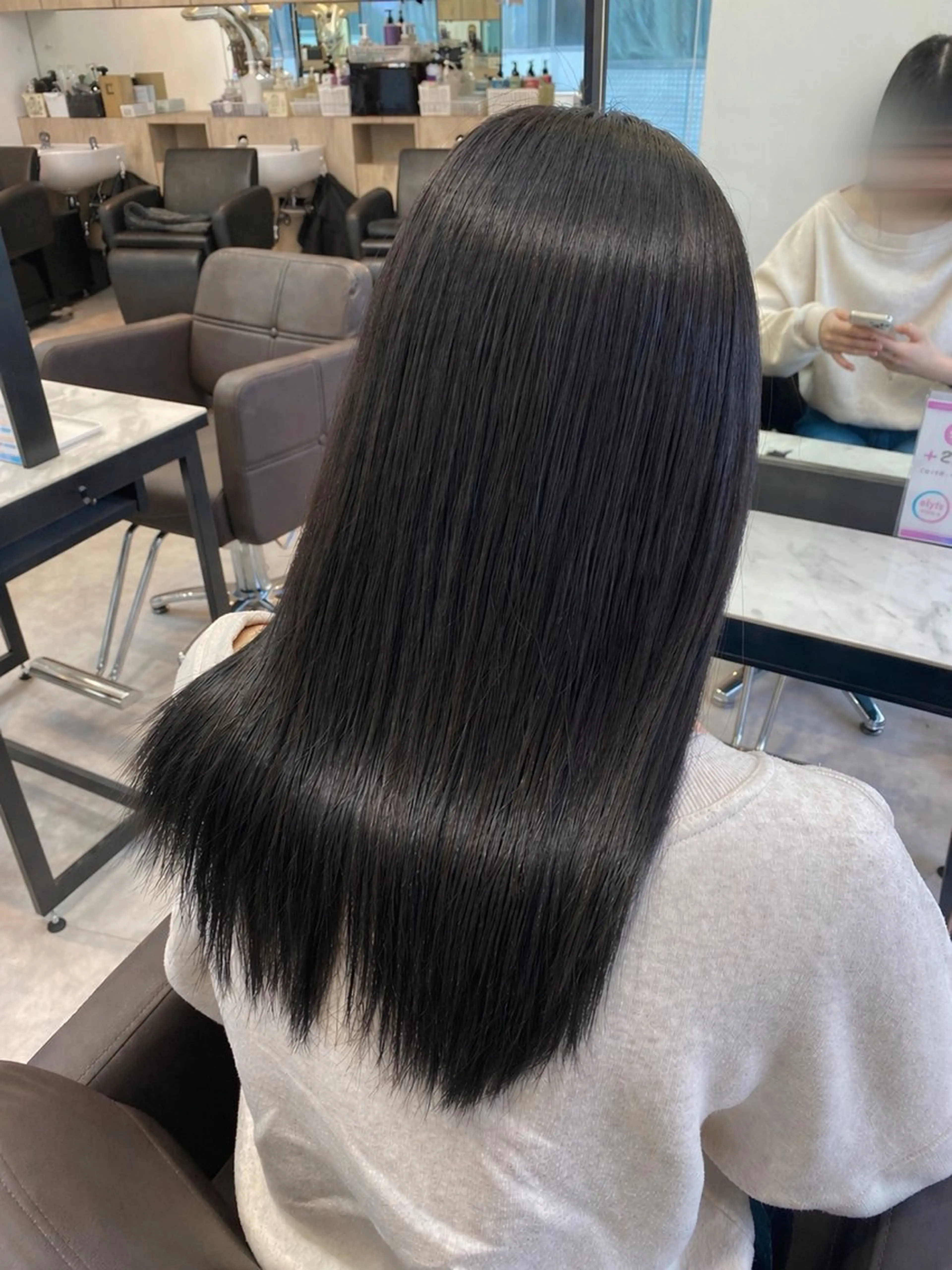 セミロング カラー ヘアカラー トリートメント 【elyts】 MISAKIのヘアスタイル