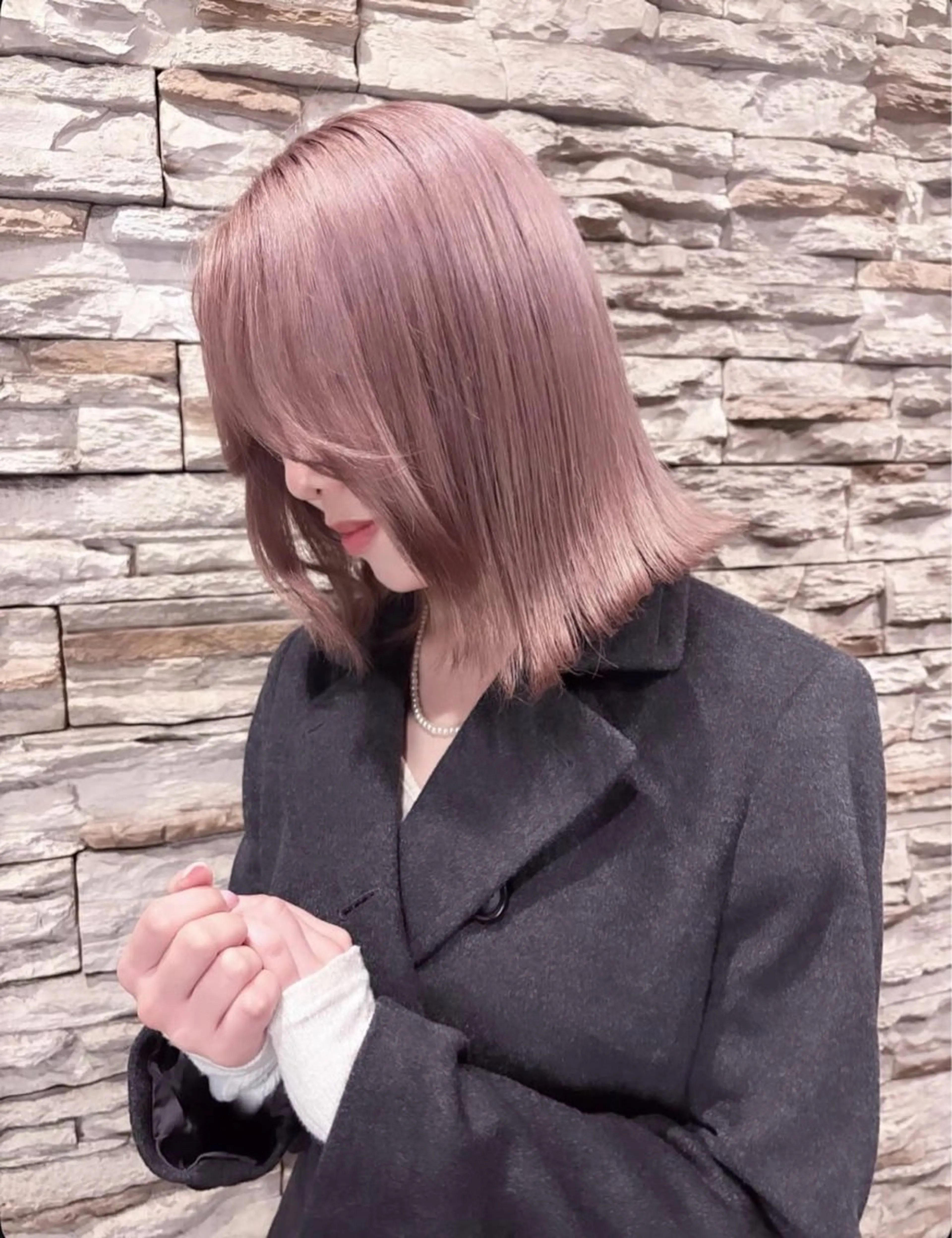 カラー ピンクカラー ニトウ レイナのヘアスタイル