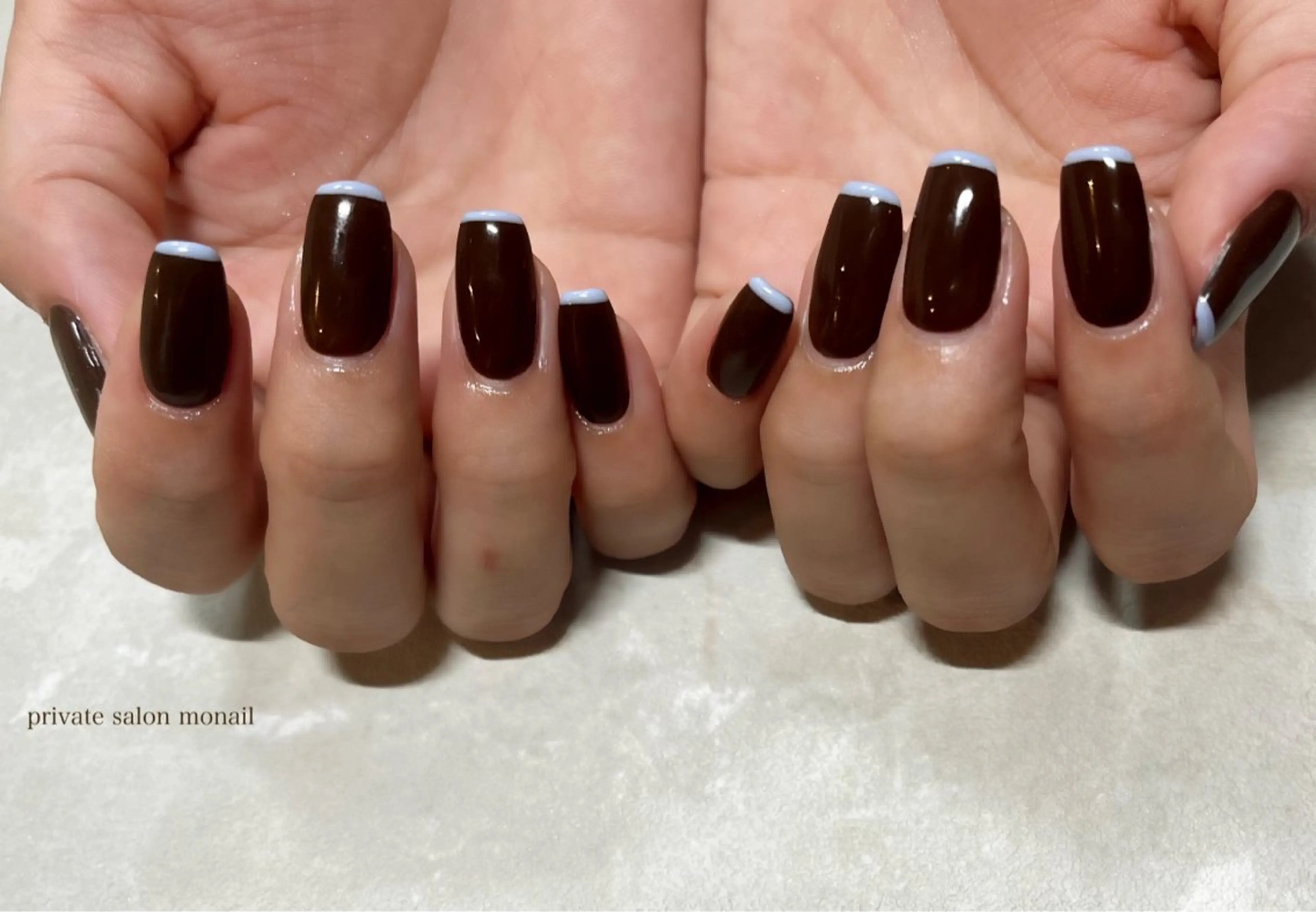 ネイル フレンチネイル nail salon monailのネイルデザイン