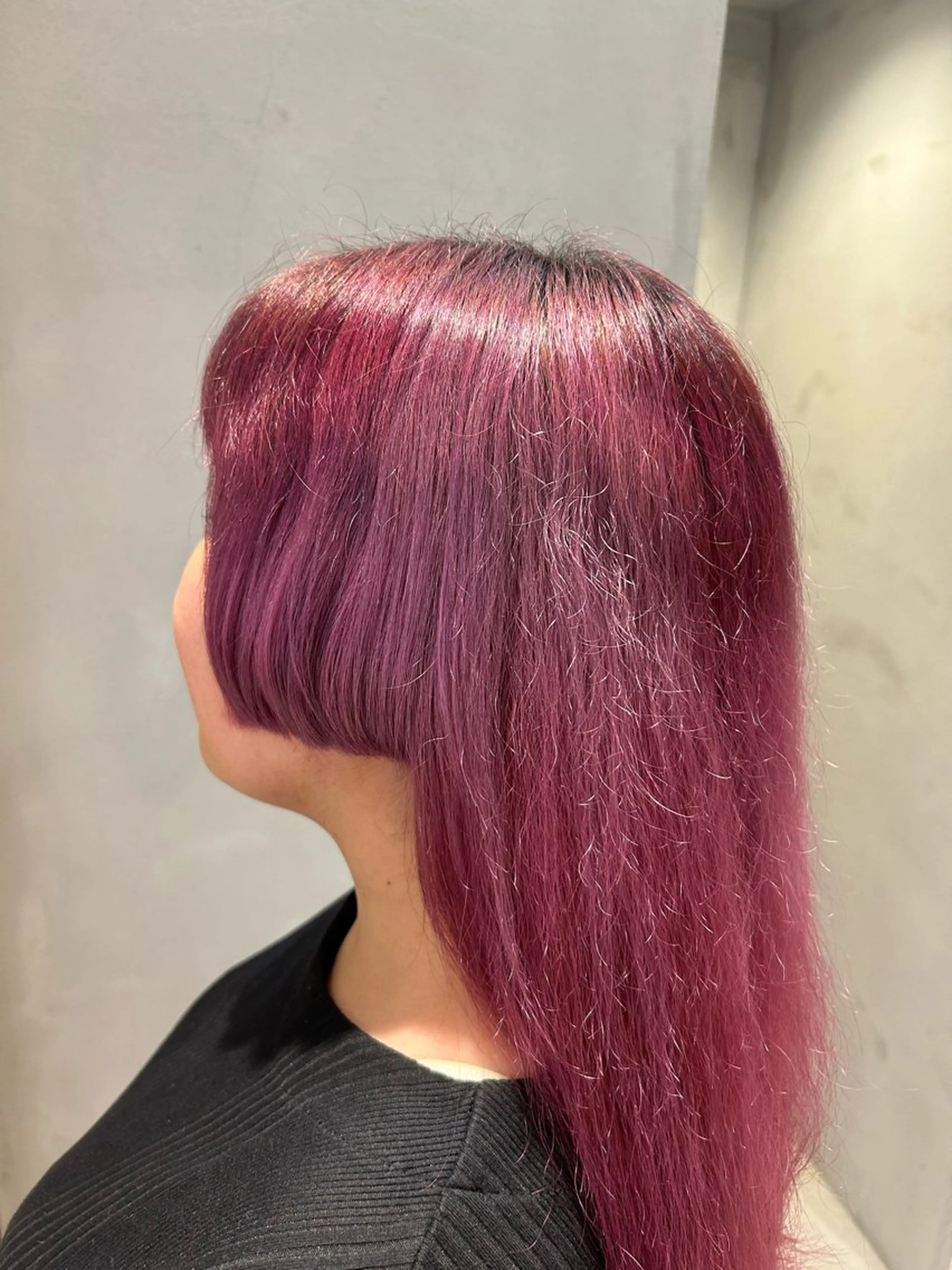 ロング 顔周りカット 姫カット 玉田 千智のヘアスタイル