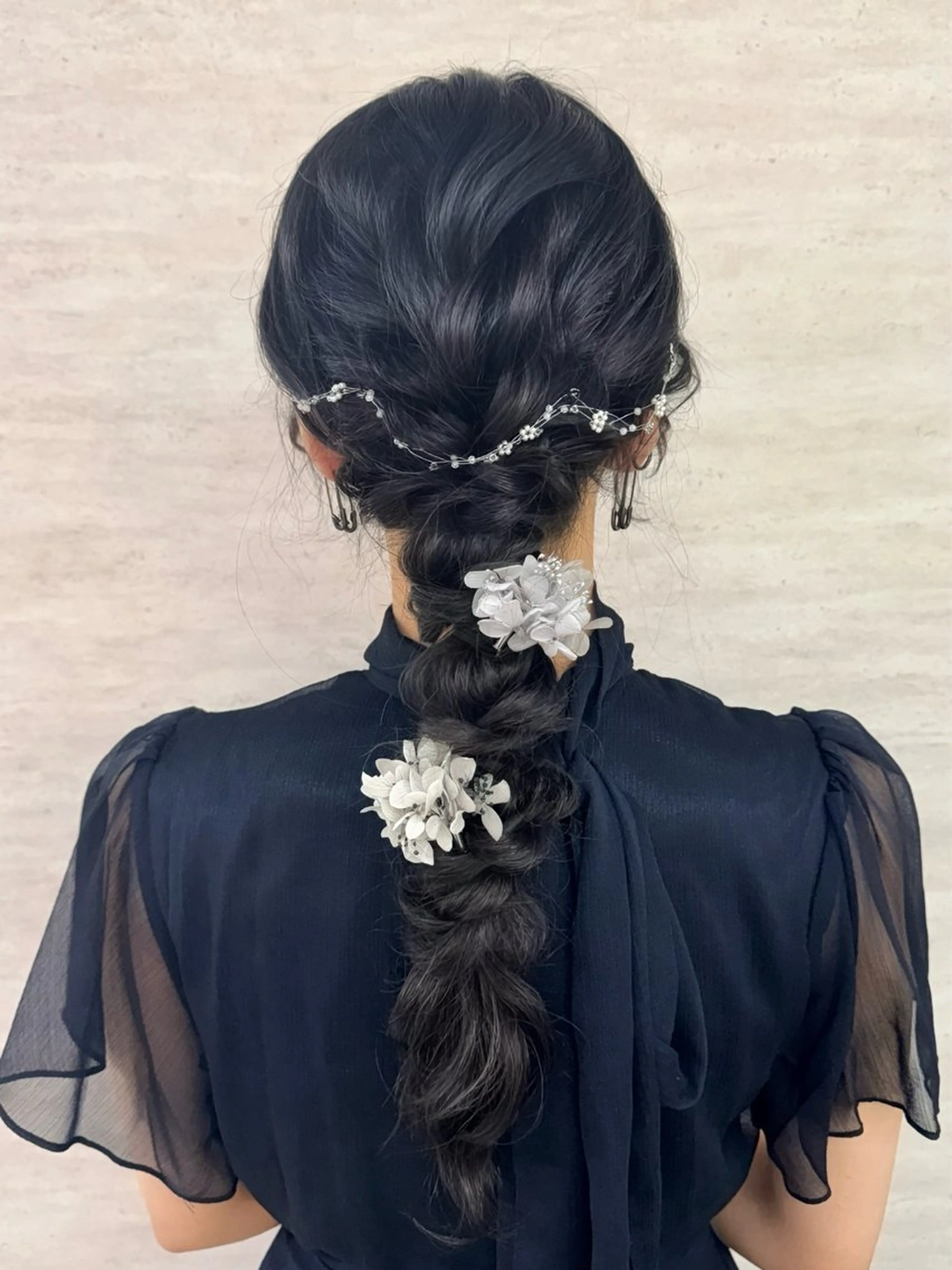 ロング ヘアアレンジ ヘアセット 韓国ヘア‎🪽 あんじぇ‎🤍池袋のヘアスタイル