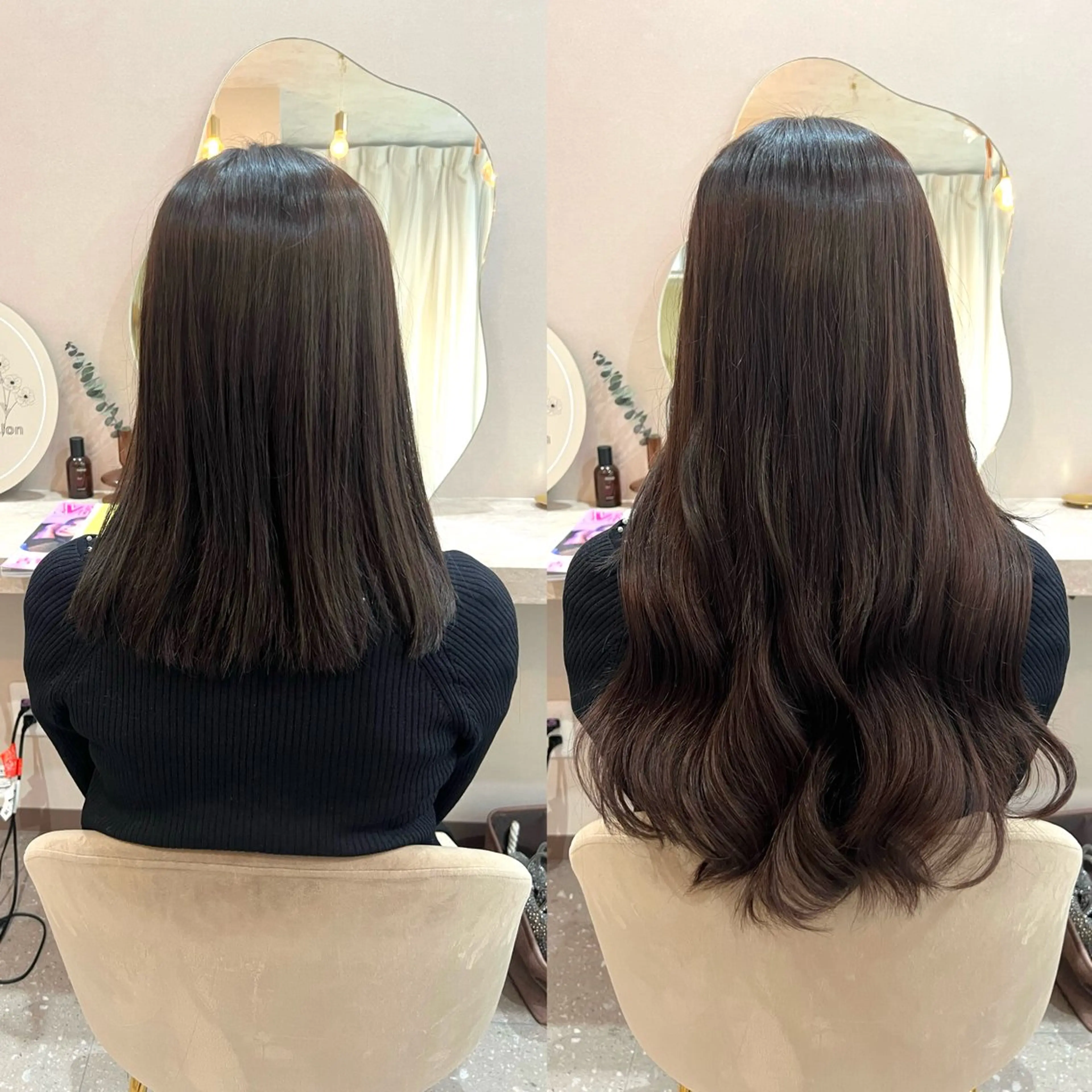 ミディアム Mila misakiのヘアスタイル