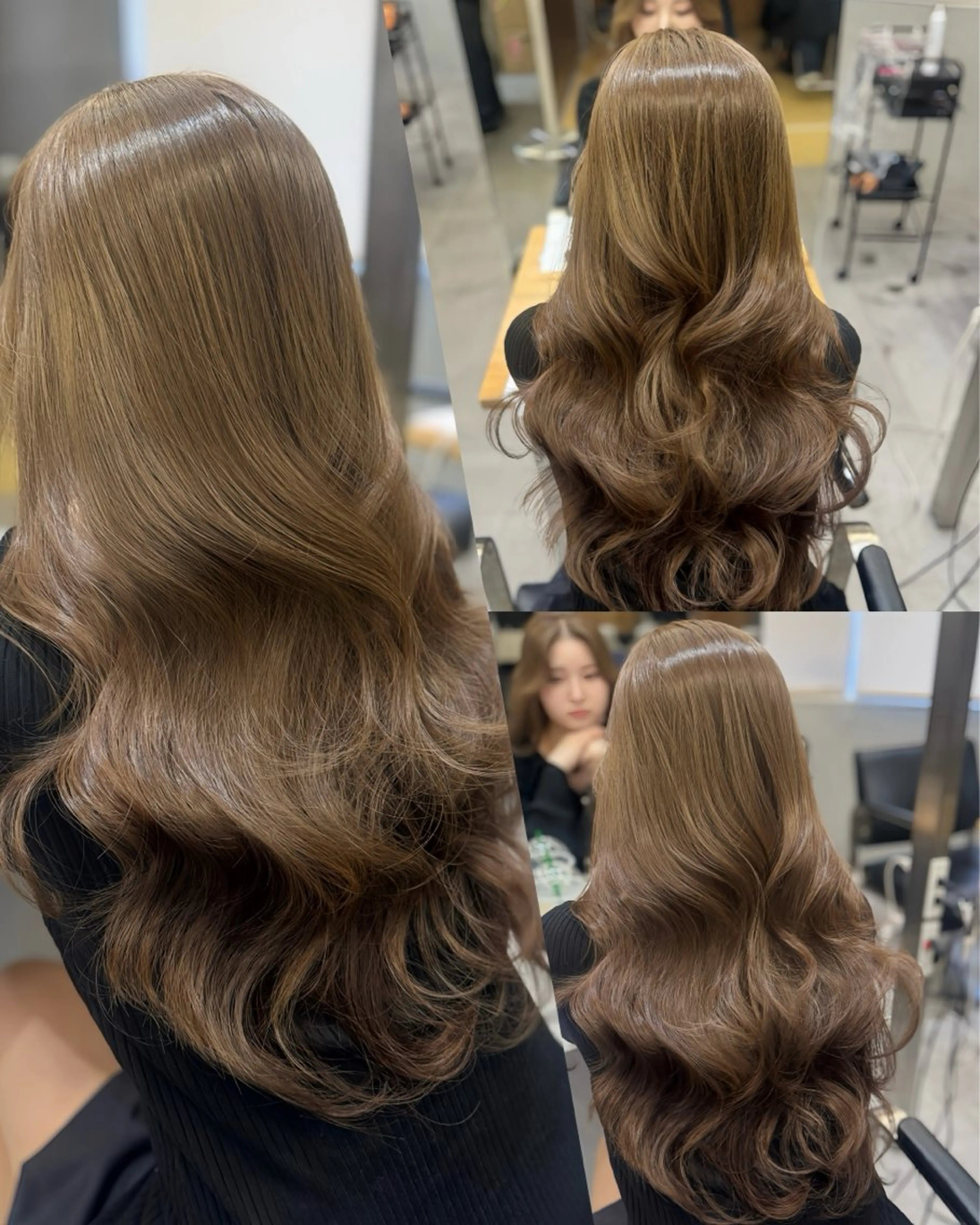 ロング カラー 宮本 優のヘアスタイル