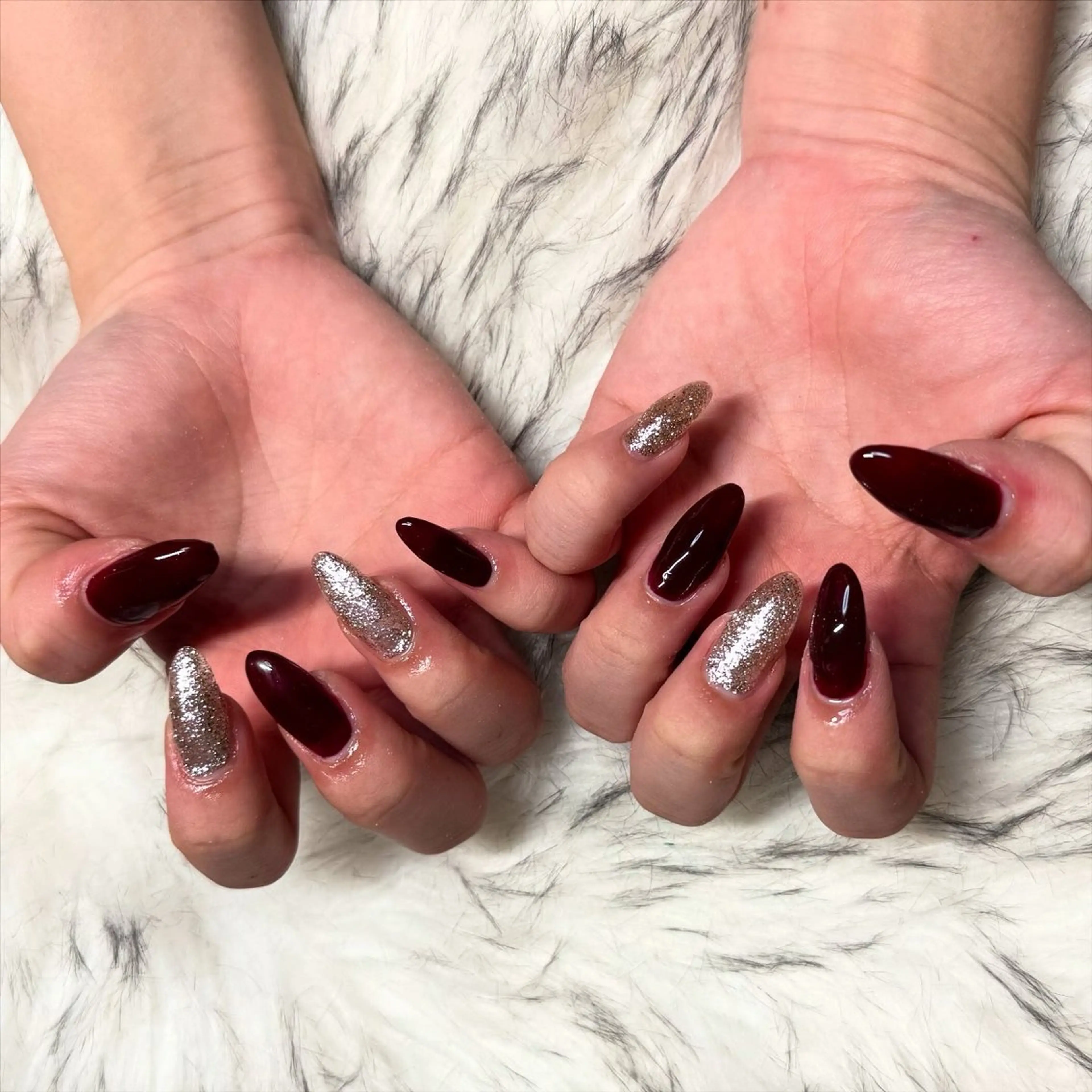 セミロング ハンドネイル mao .のネイルデザイン