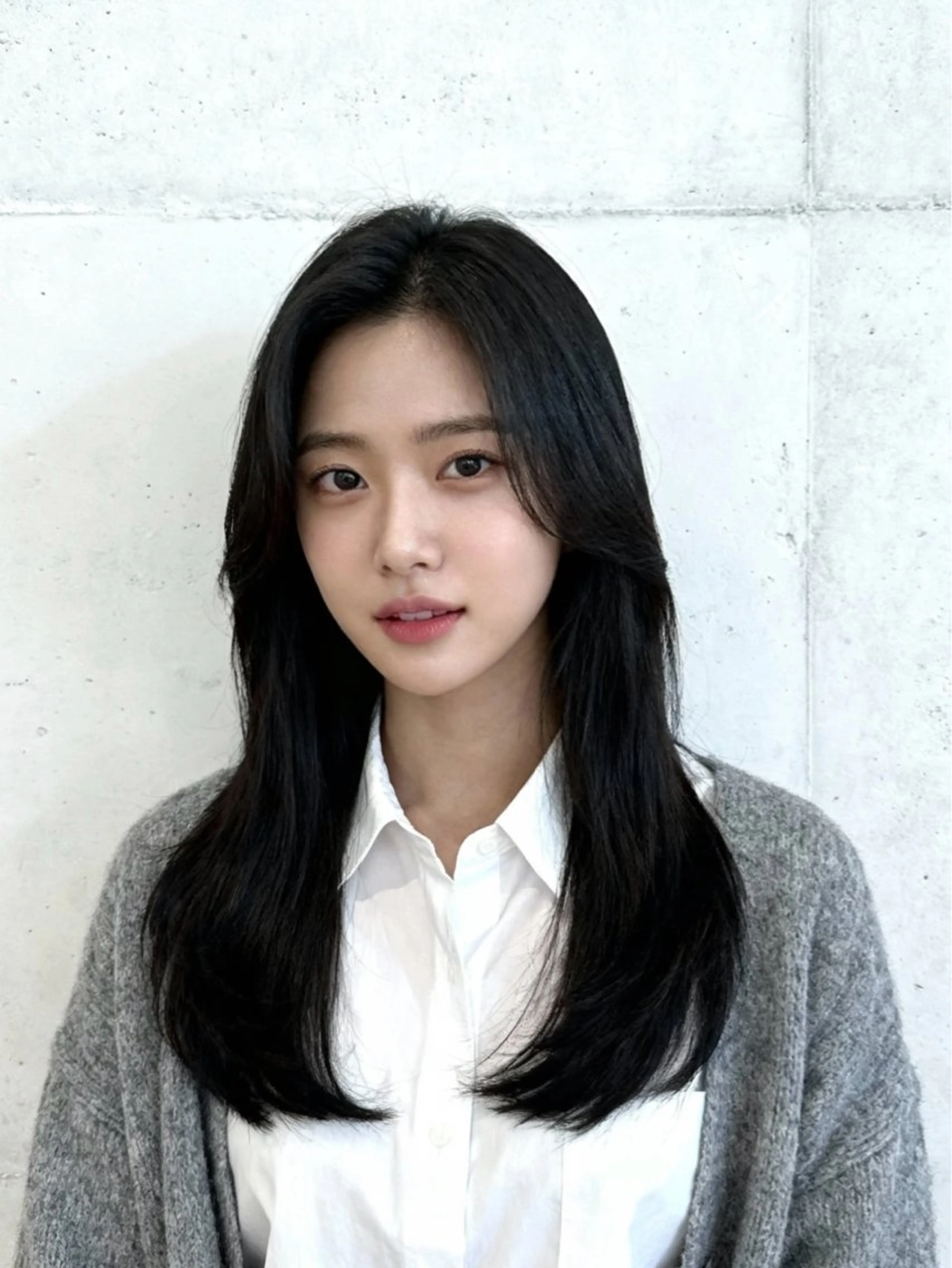 ロング カラー ロングレイヤー アディクシーカラー 透明感カラー くびれヘア 顔まわりレイヤー カット トリートメント 韓国レイヤーカット 🫧大阪梅田レイヤーのヘアスタイル