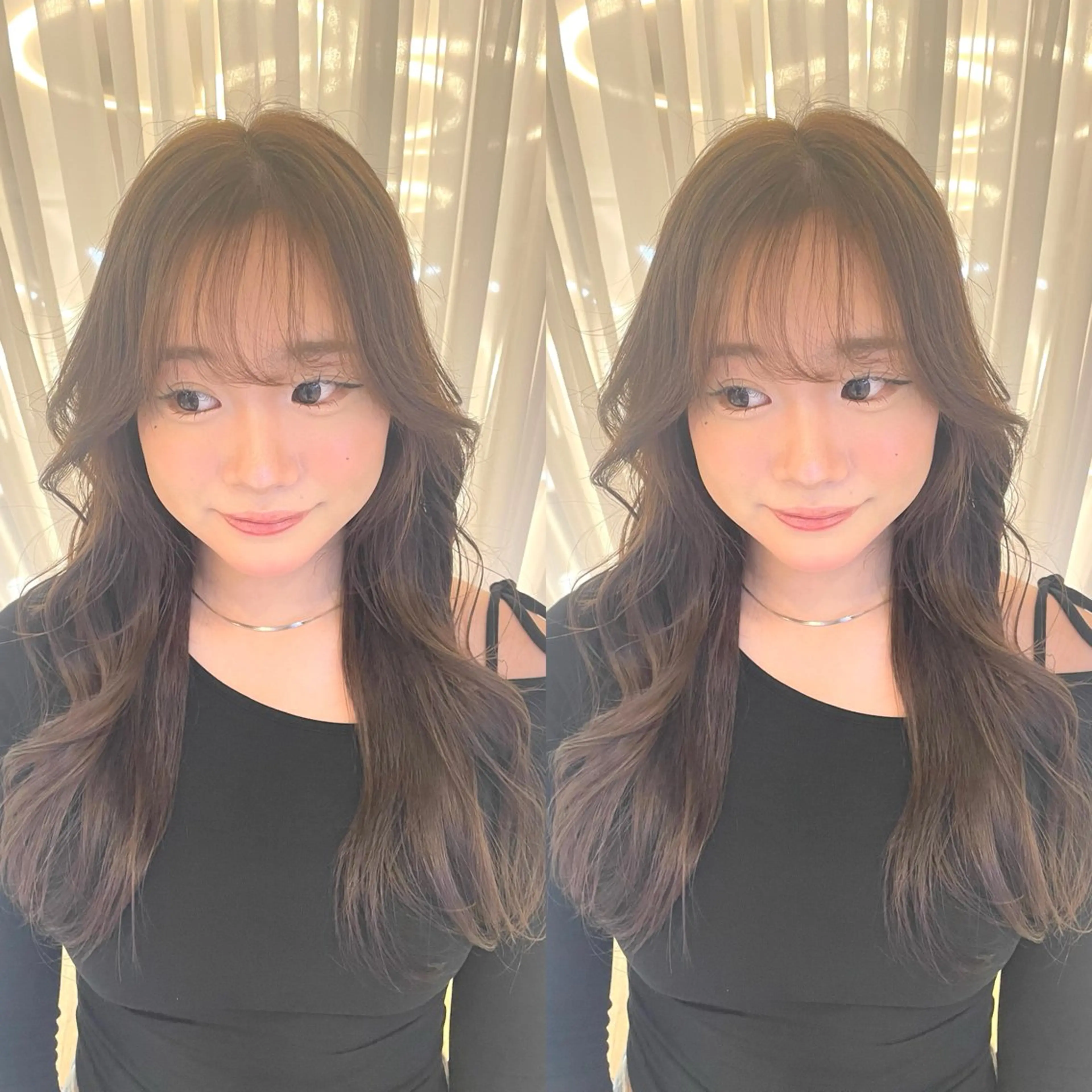 ロング カラー カット ヘアカラー トリートメント ヘアセット ブリーチ無しダブル カラー🦕まどかのヘアスタイル