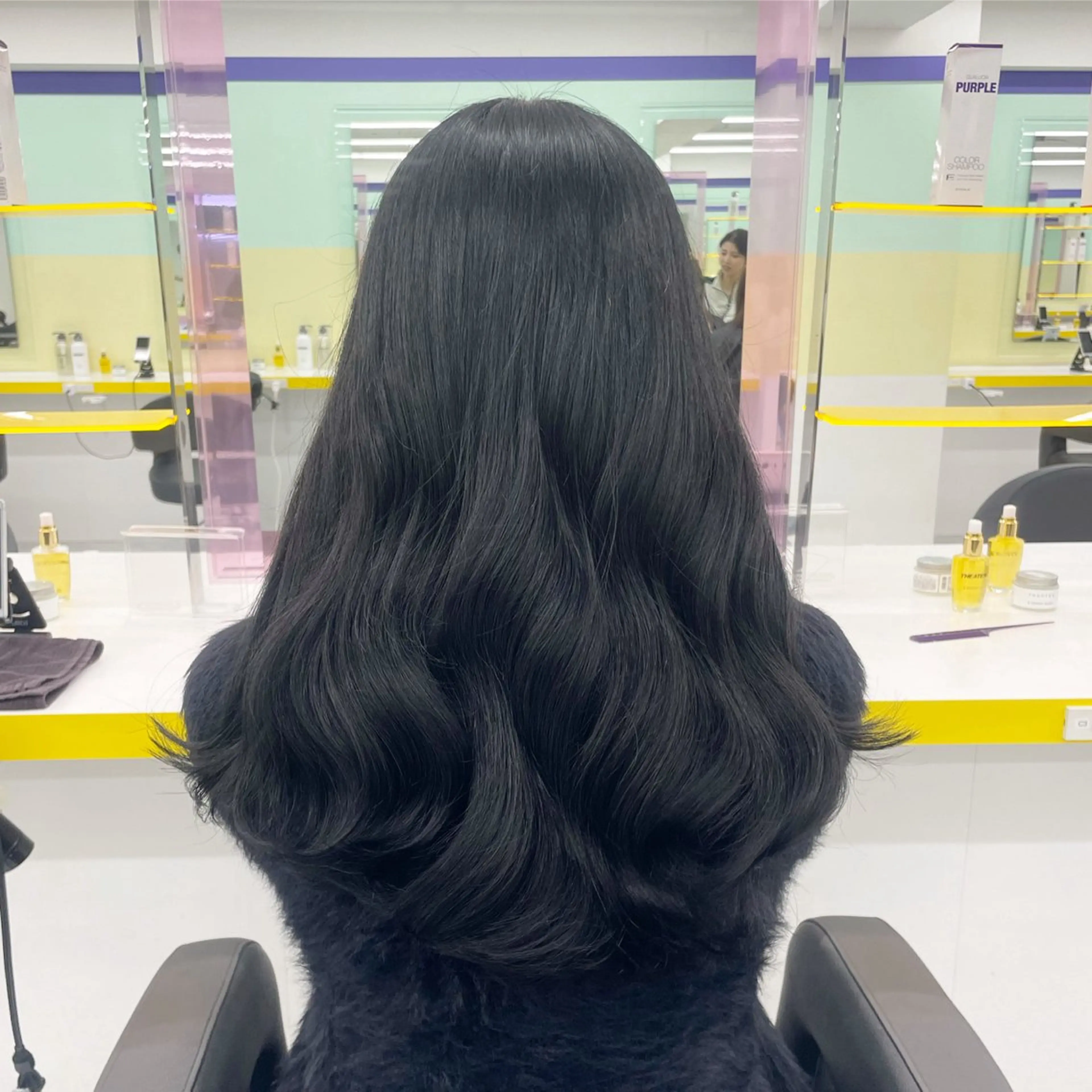 ロング カラー カット ヘアカラー トリートメント 🦋色落ち綺麗カラー メンズYUZU🦋‪のヘアスタイル
