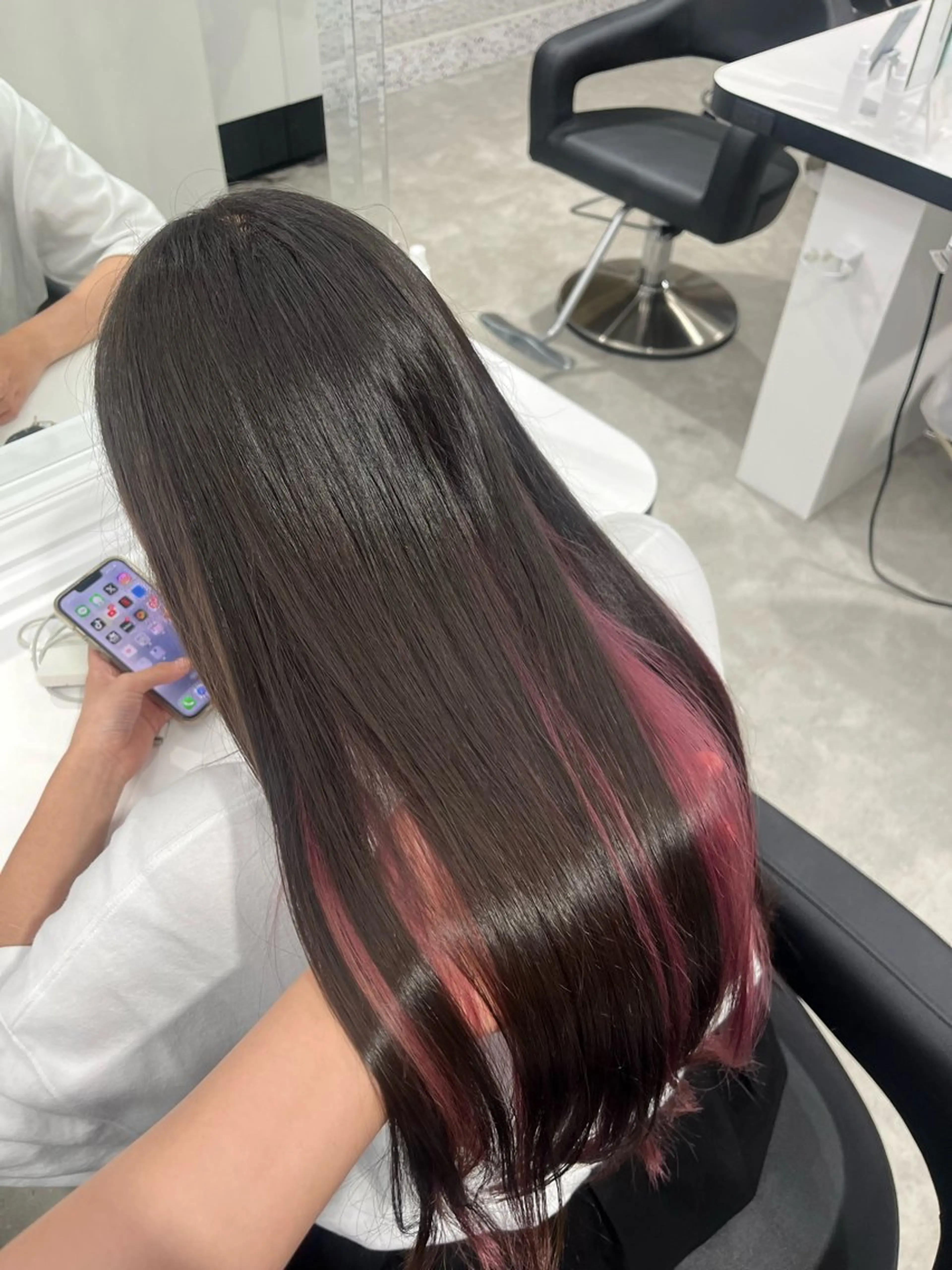 ロング カラー みう/仙台/暖色/ 艶髪/顔周りカット/のヘアスタイル