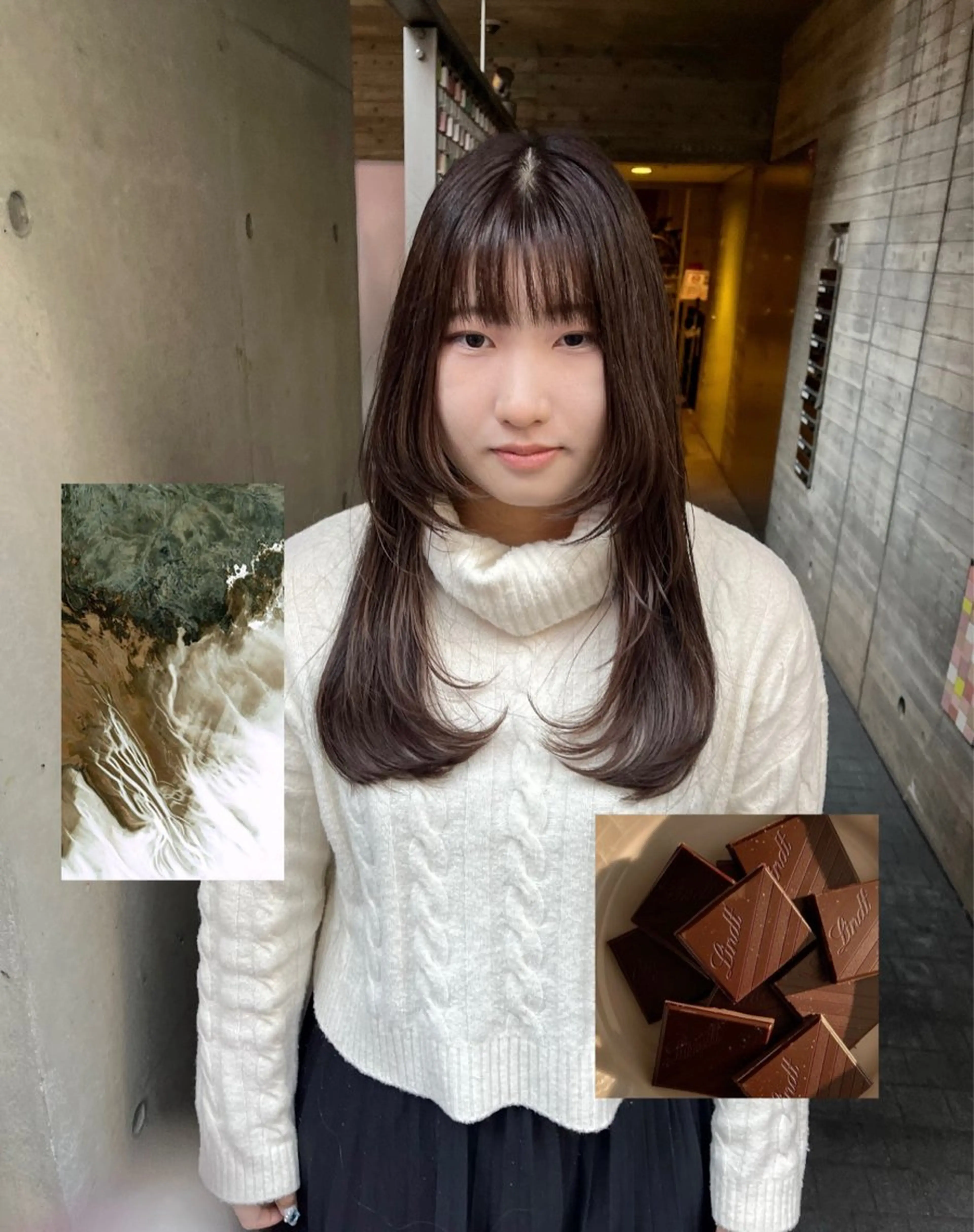 ロング カット ヘアカラー 【美ボブ. カラー】midoのヘアスタイル