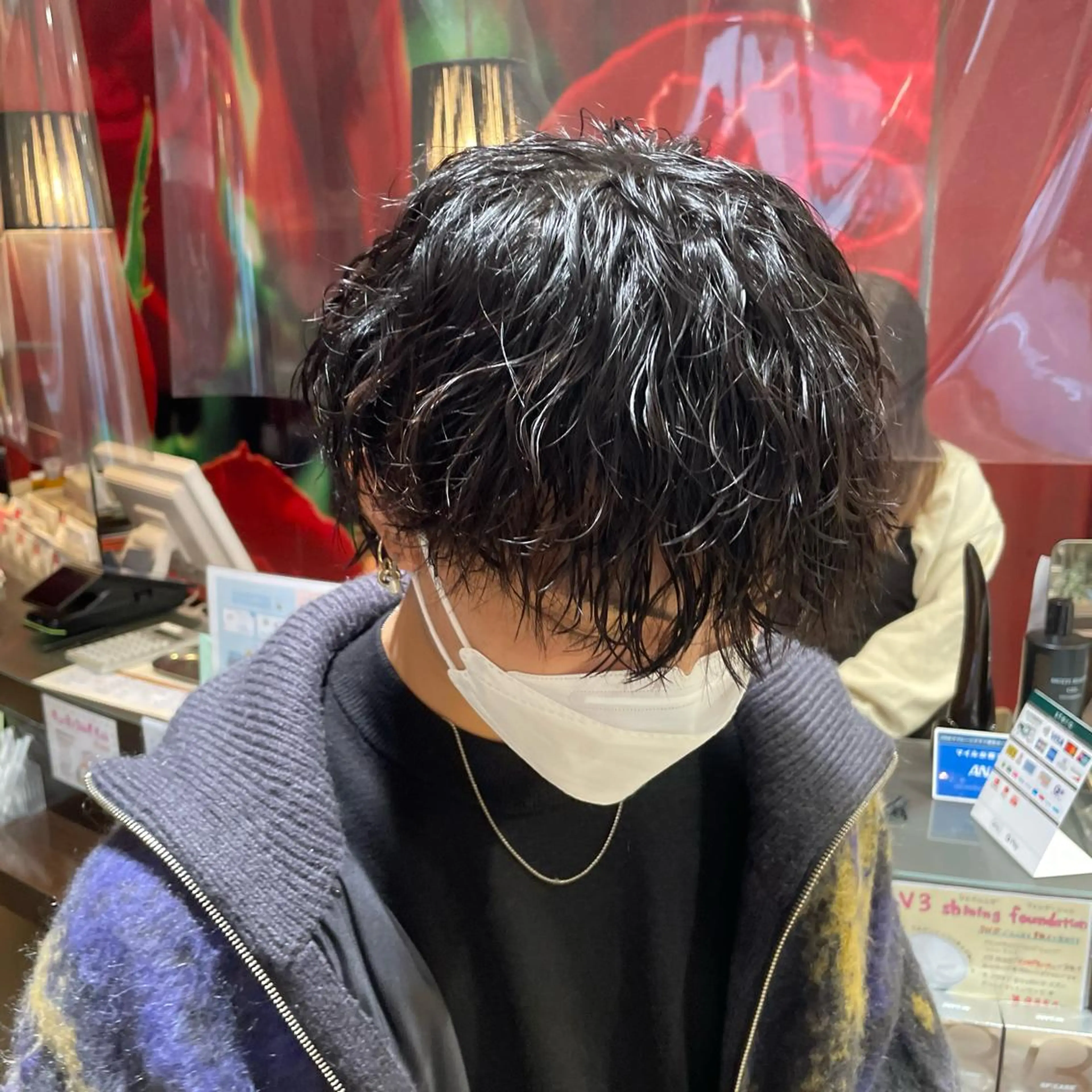 カット×波巻きスパイラルの写真