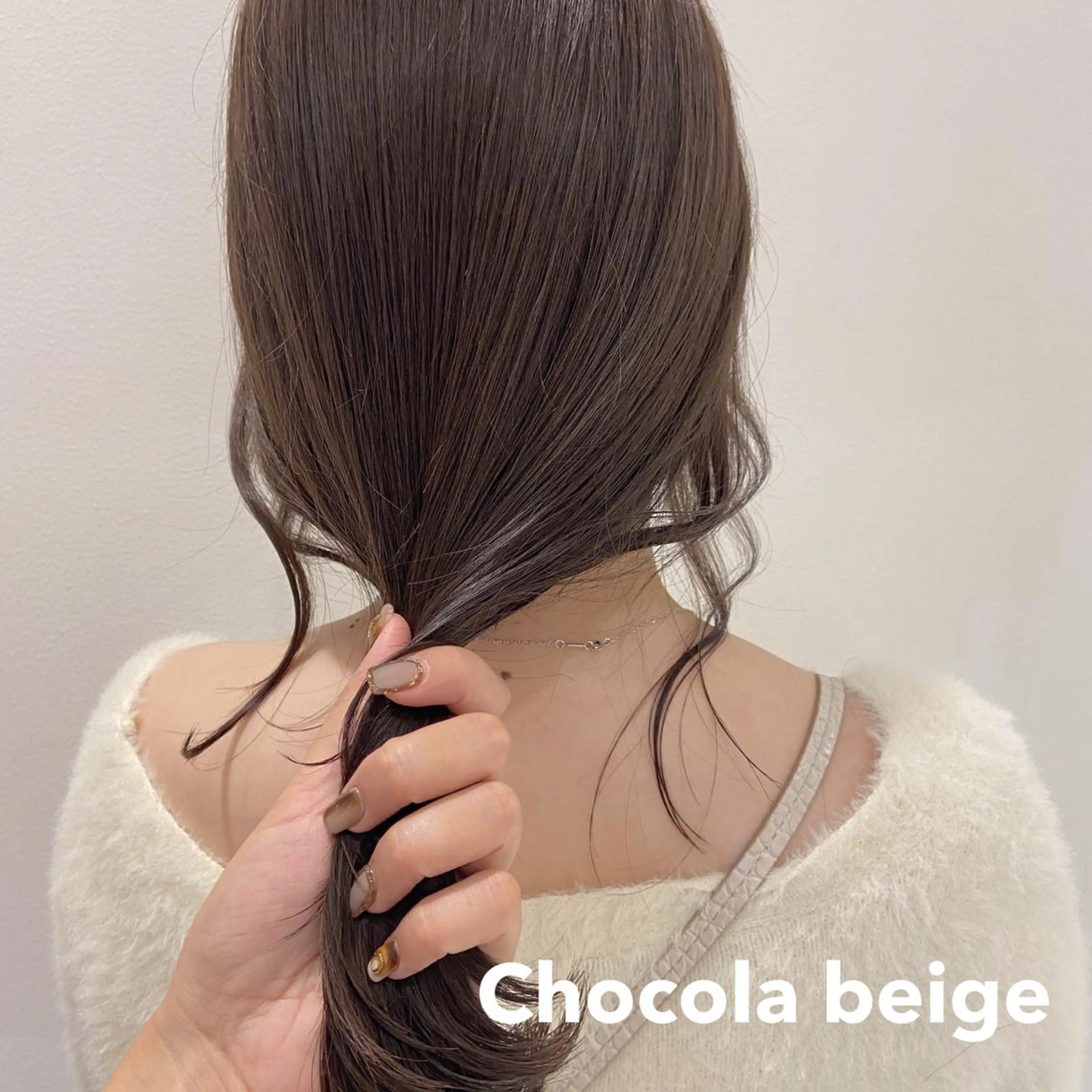 セミロング カラー ヘアアレンジ ベージュカラー ショコラベージュ カット ヘアカラー トリートメント ヘアセット 天神レイヤーカット No.1💖マユカのヘアスタイル