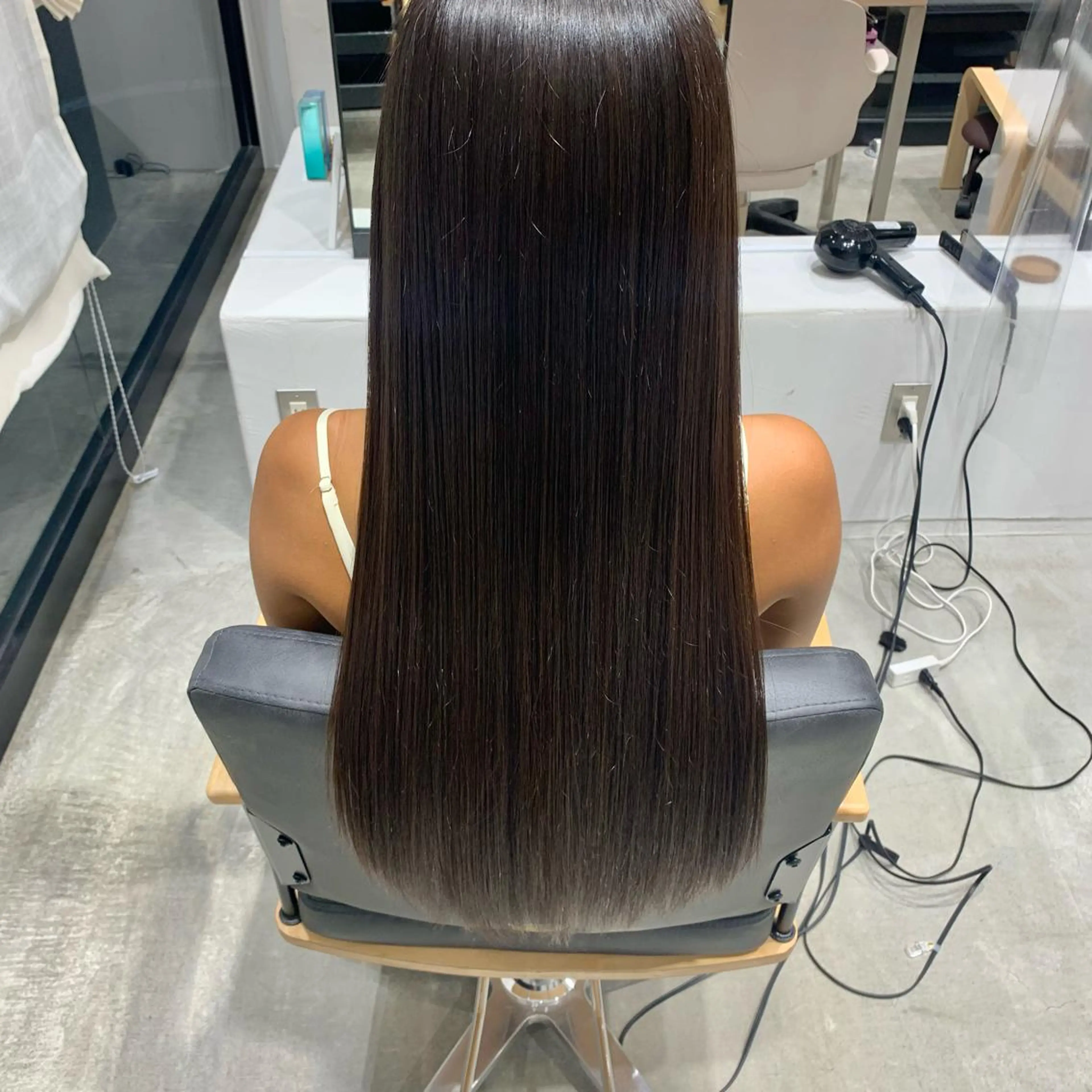 ロング ボブ/美髪矯正 /佐藤　奈巳のヘアスタイル