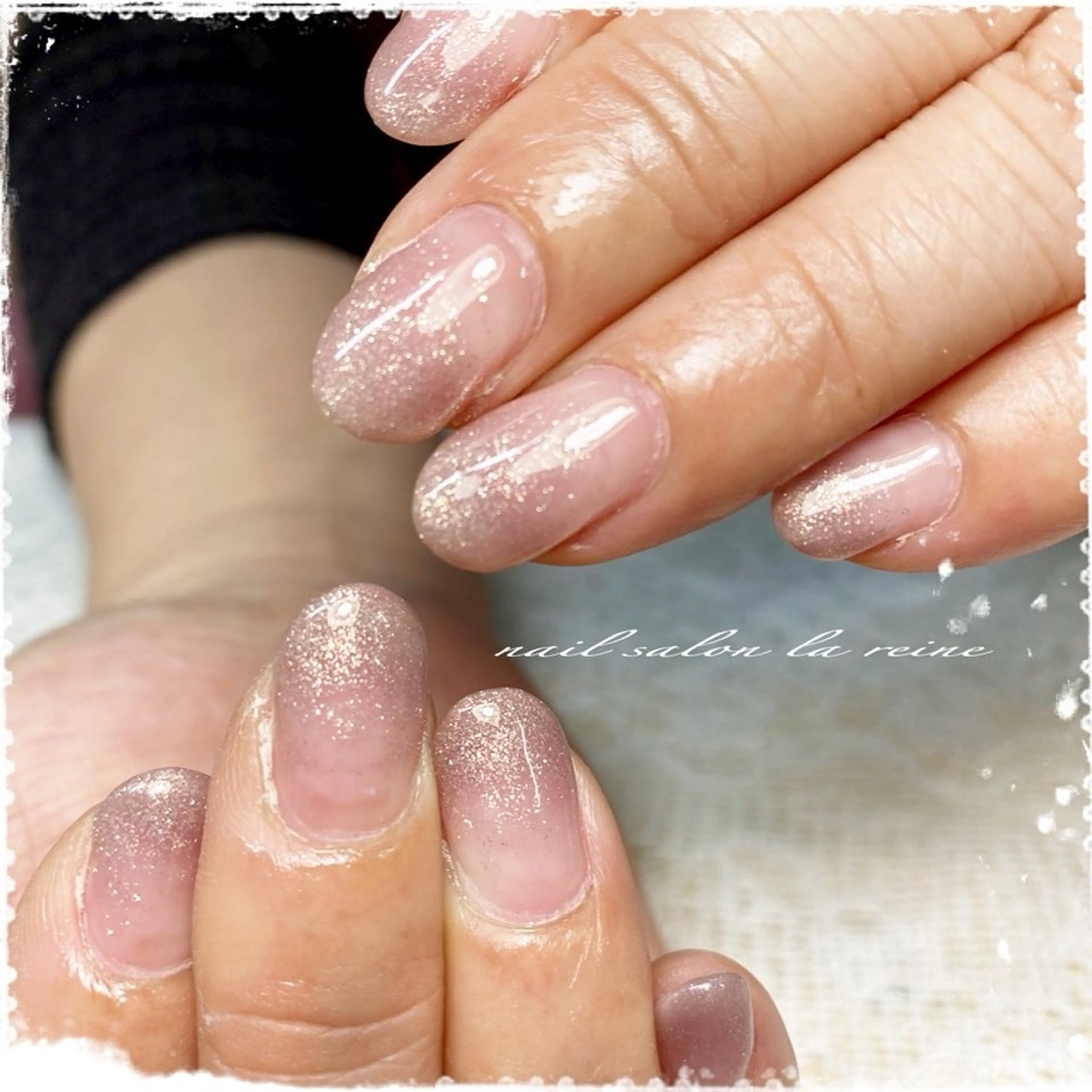 ネイル グラデーション シンプルネイル ハンドネイル nail salon la reineのネイルデザイン