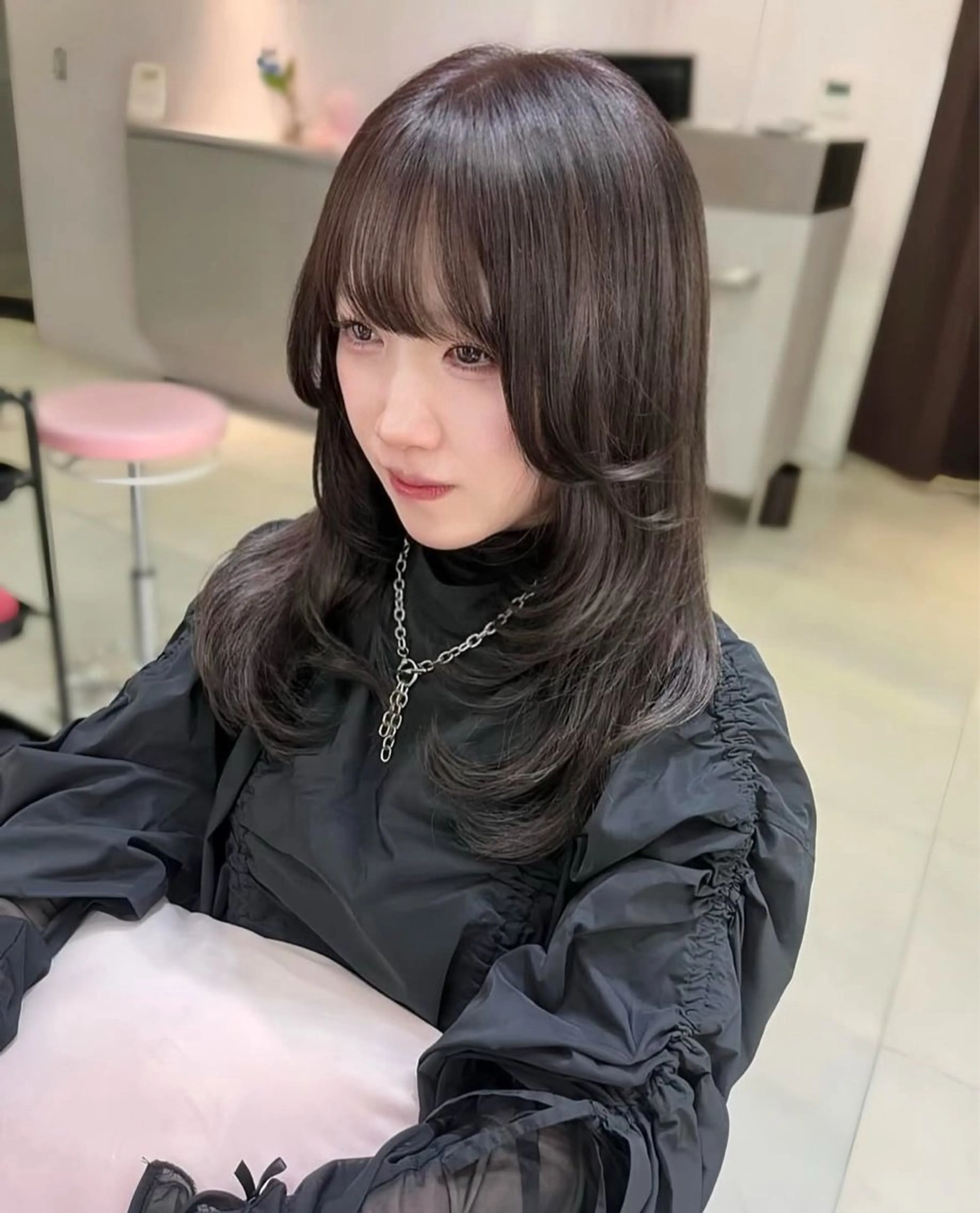 カラー ベージュカラー ショコラベージュ ラベンダーカラー 上品モテガーリー Rena🎀のヘアスタイル