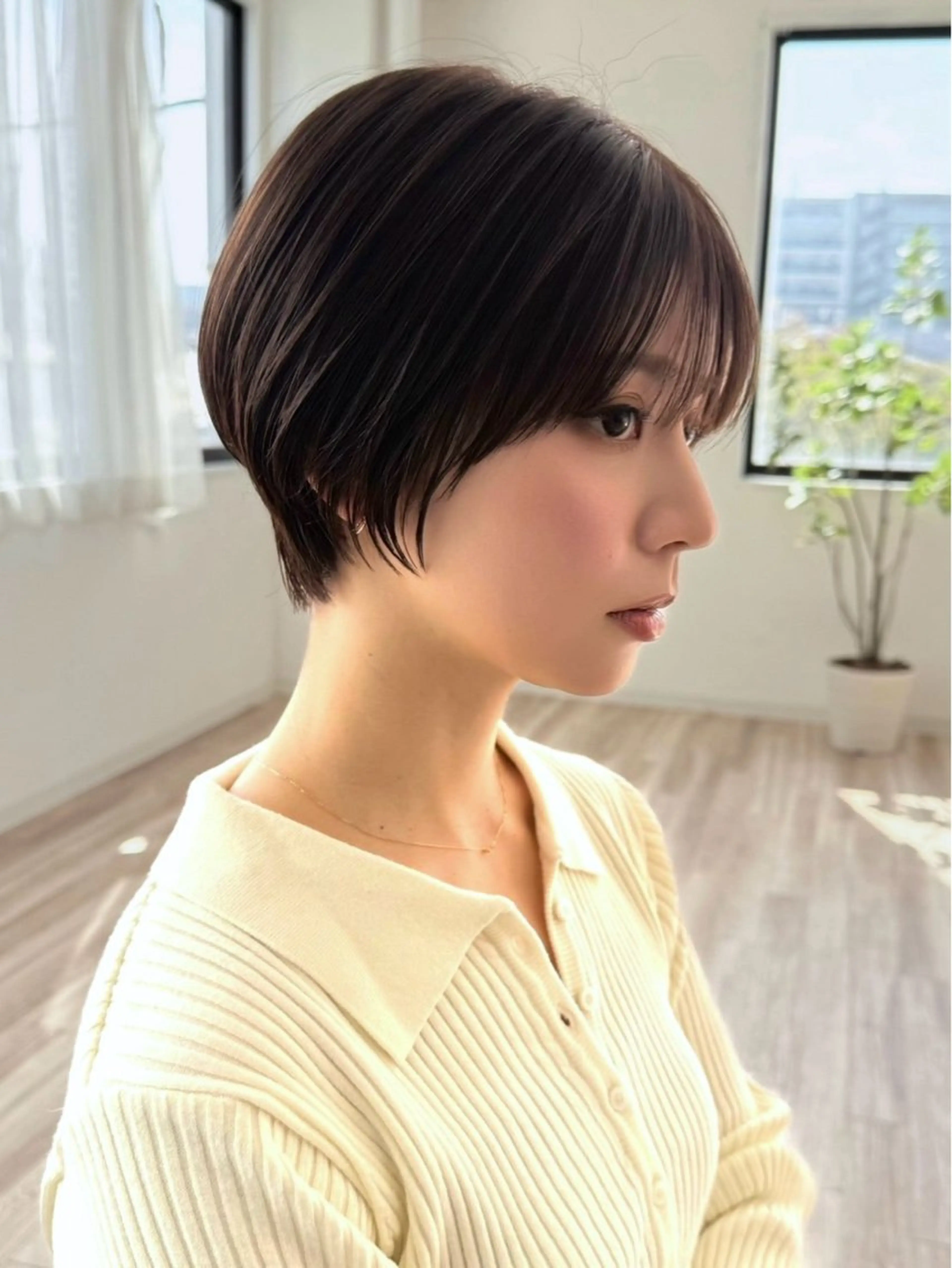 ショート 大阪梅田 稲葉利也斗のヘアスタイル