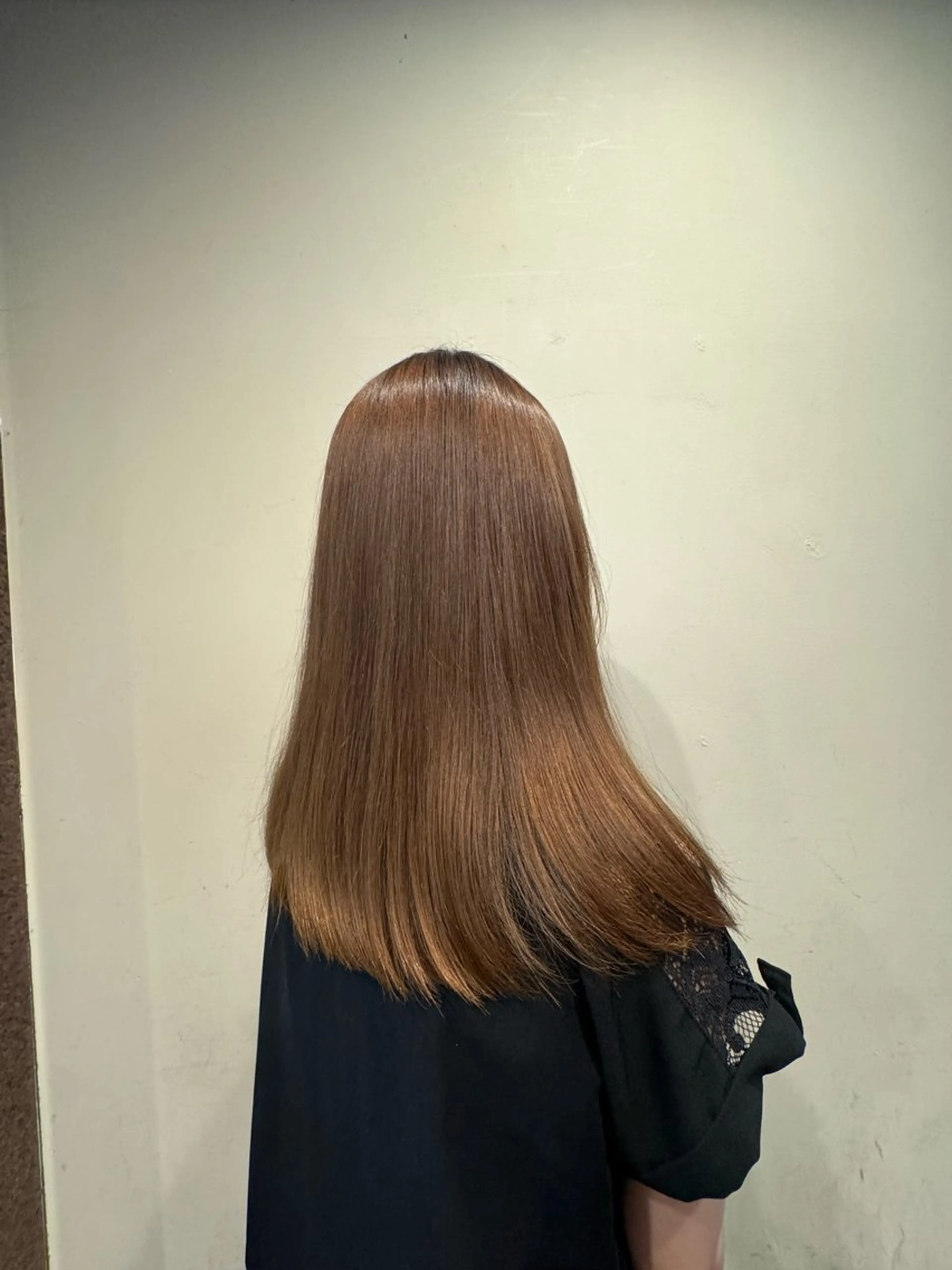 ロング 縮毛矯正 青海 サヤのヘアスタイル