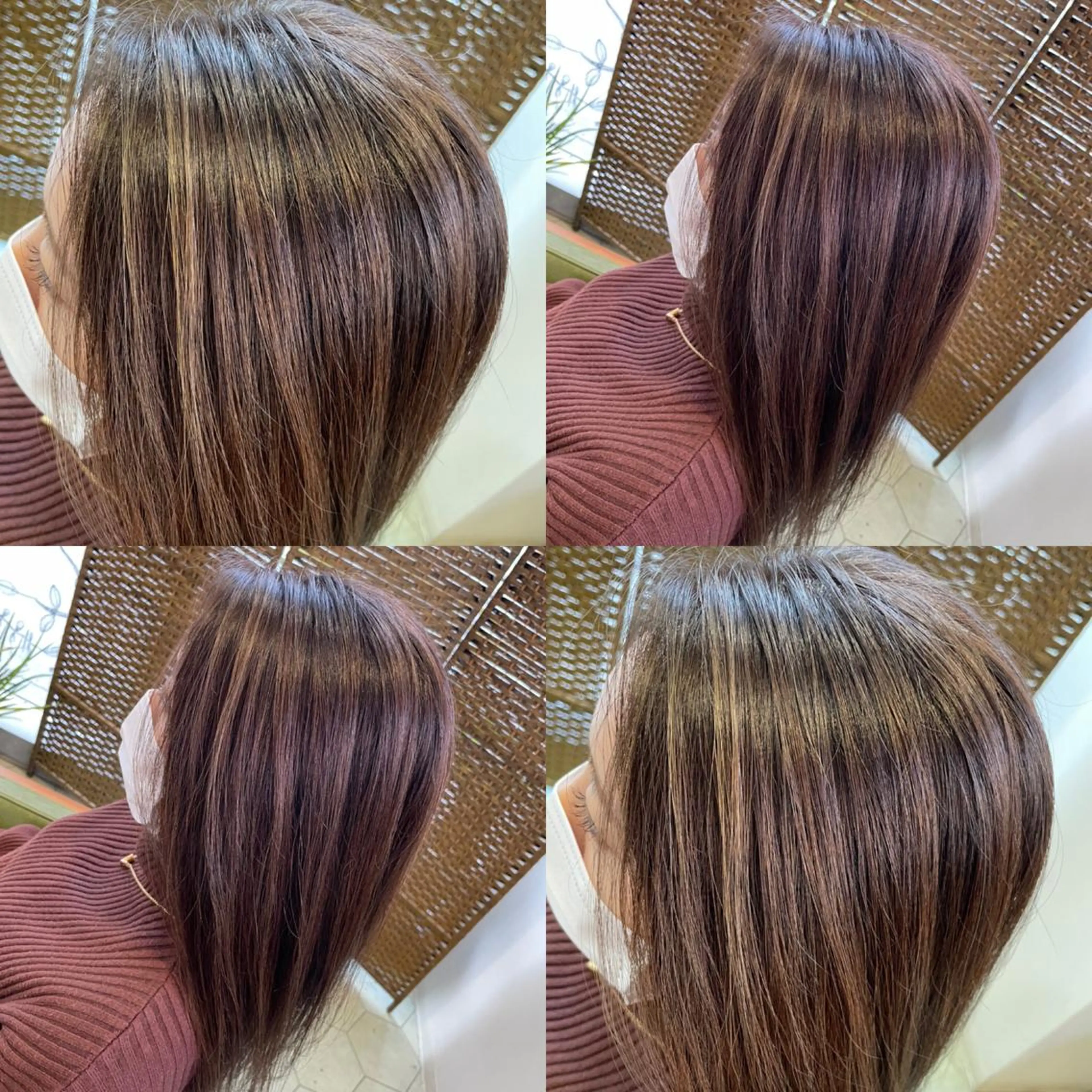 セミロング カラー アッシュ アッシュグレー ハイライトカラー ハイライト カット ヘアカラー トリートメント 堤太志 メンズパーマ特化のヘアスタイル