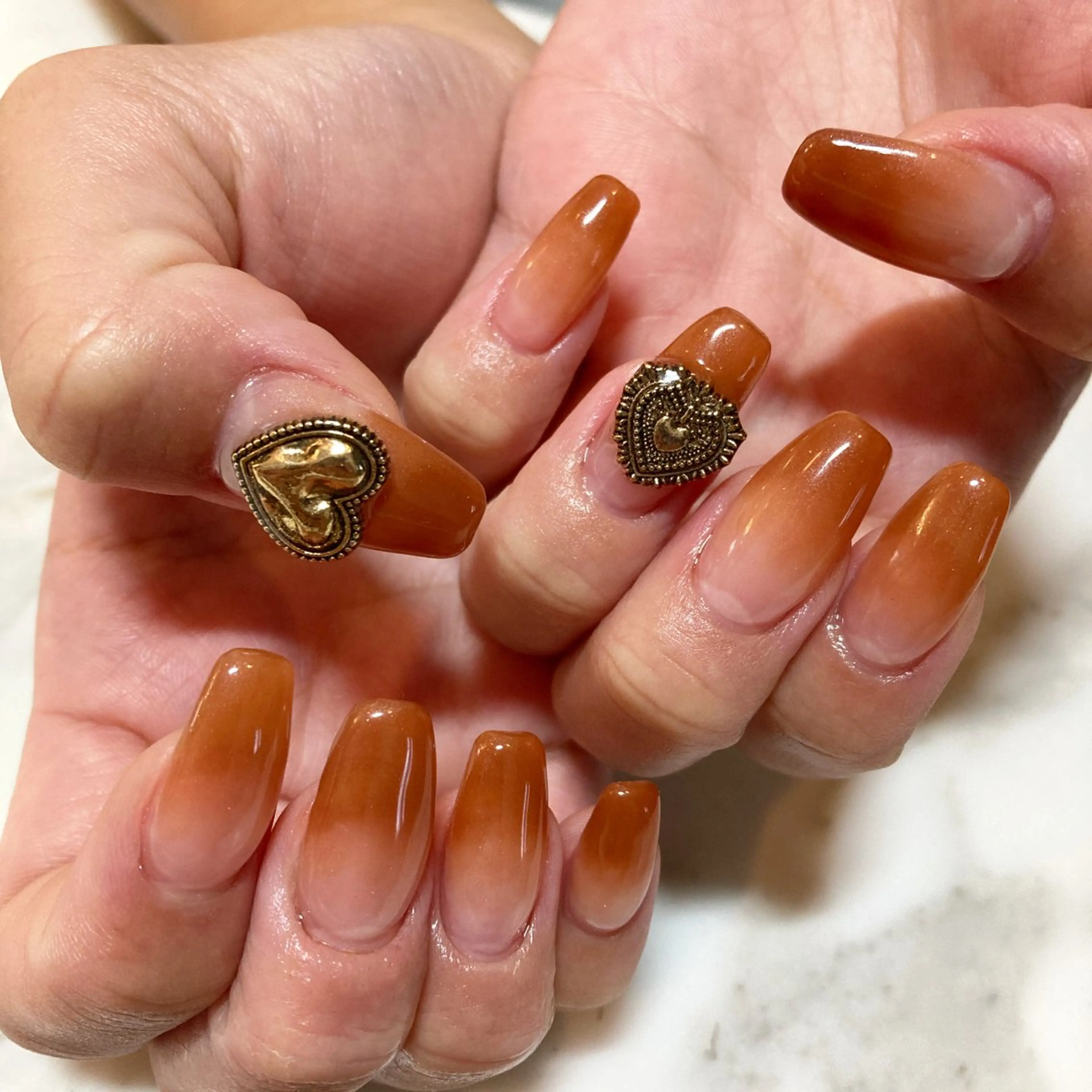 セミロング ハンドネイル ハンドケア kii nailsのネイルデザイン