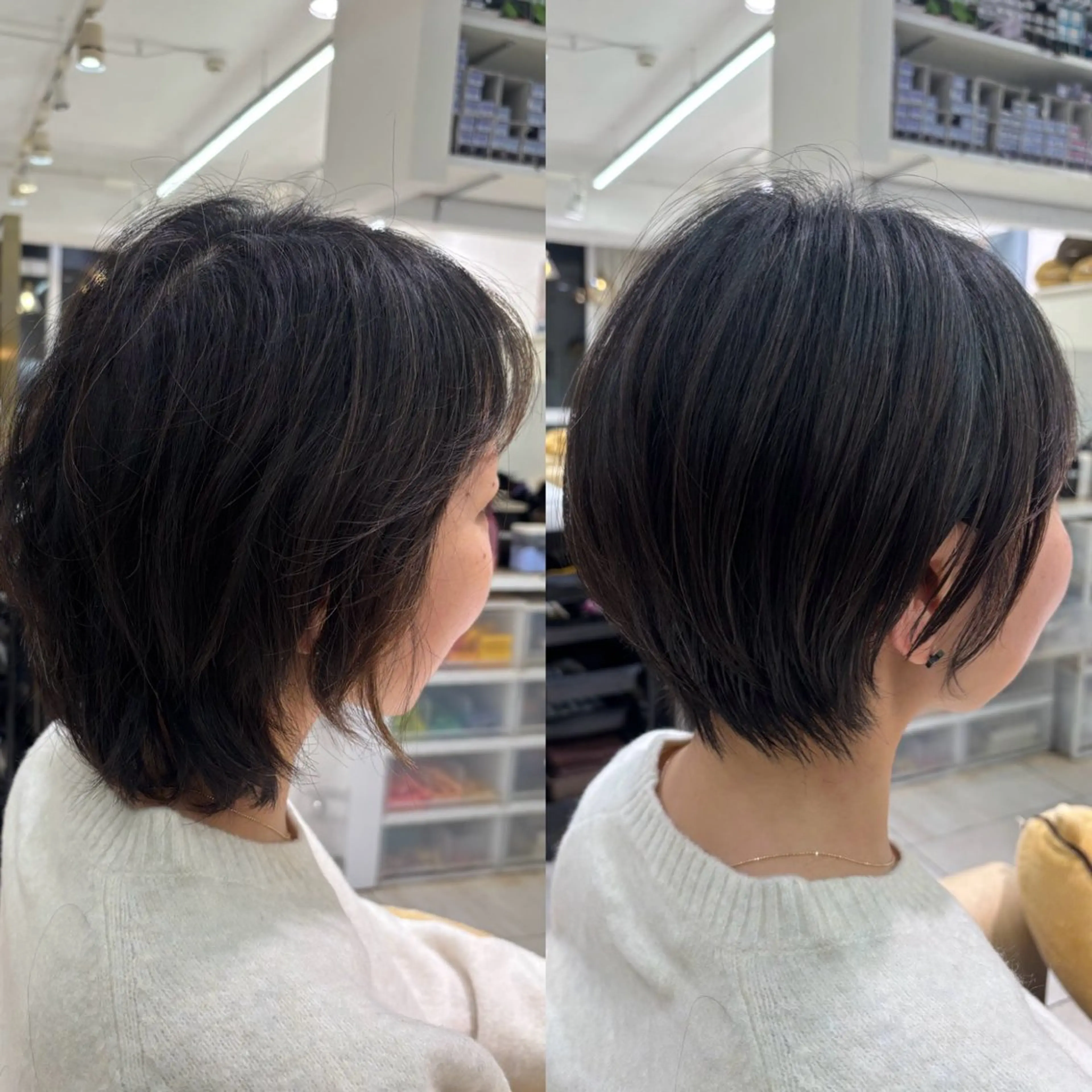 ショート ショートヘア レイヤー/ショート/ 山見陽のヘアスタイル