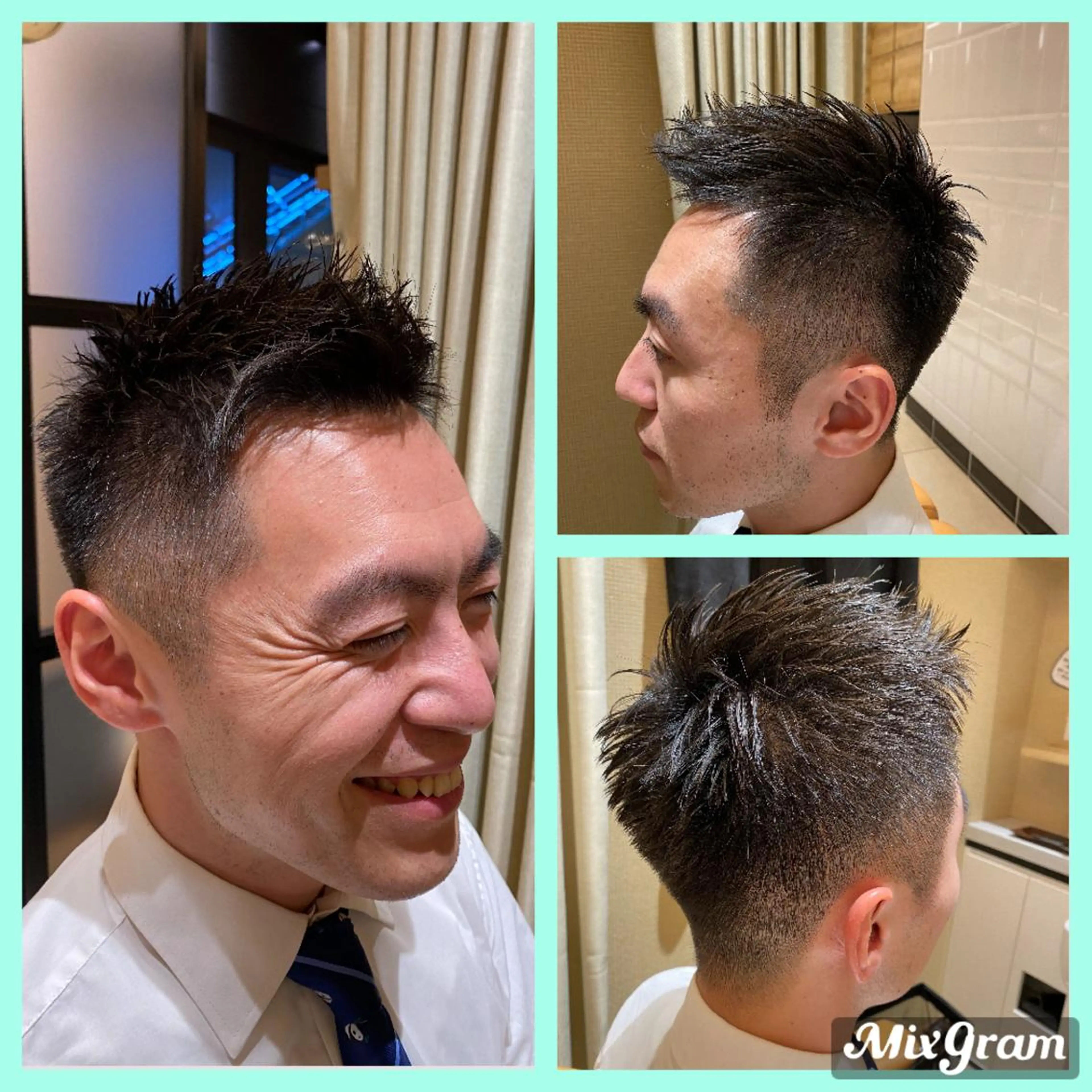 ショート メンズ タカハシ タクミのヘアスタイル