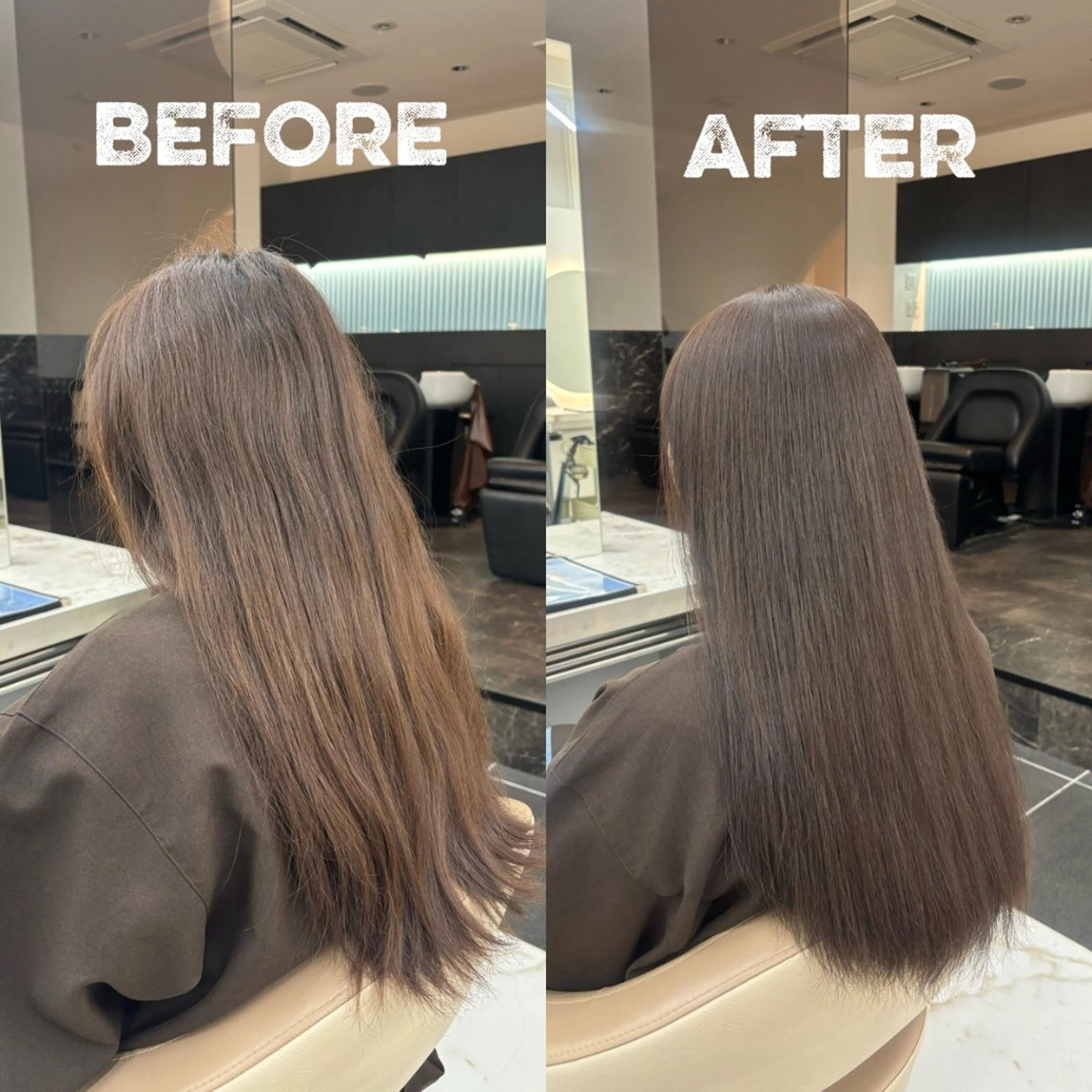 カラー ブラウンカラー ヘアカラー しんさか れいとのヘアスタイル