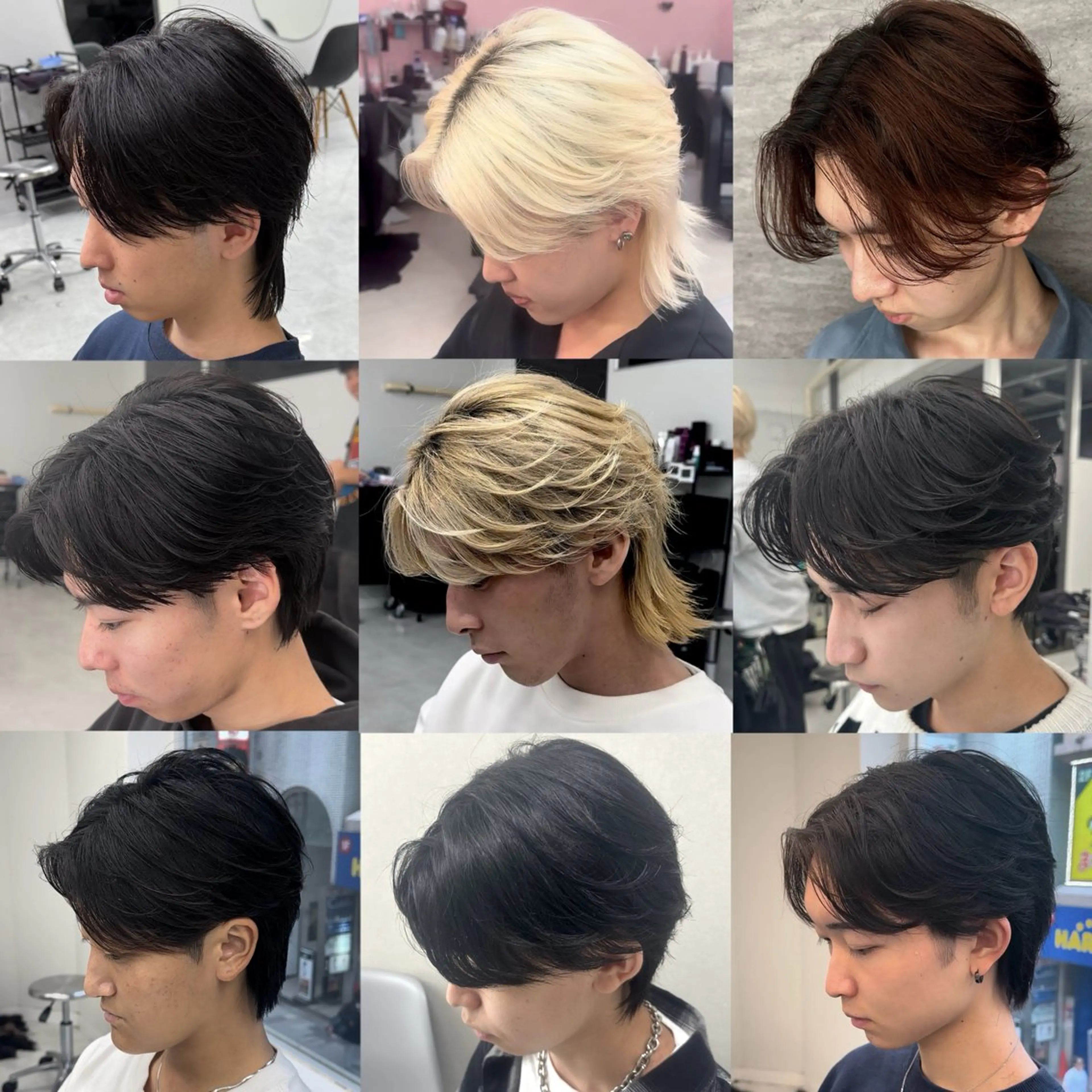 パーマ メンズ カット パーマ ニュアンス/フェザー /ウルフ/伶馬のヘアスタイル