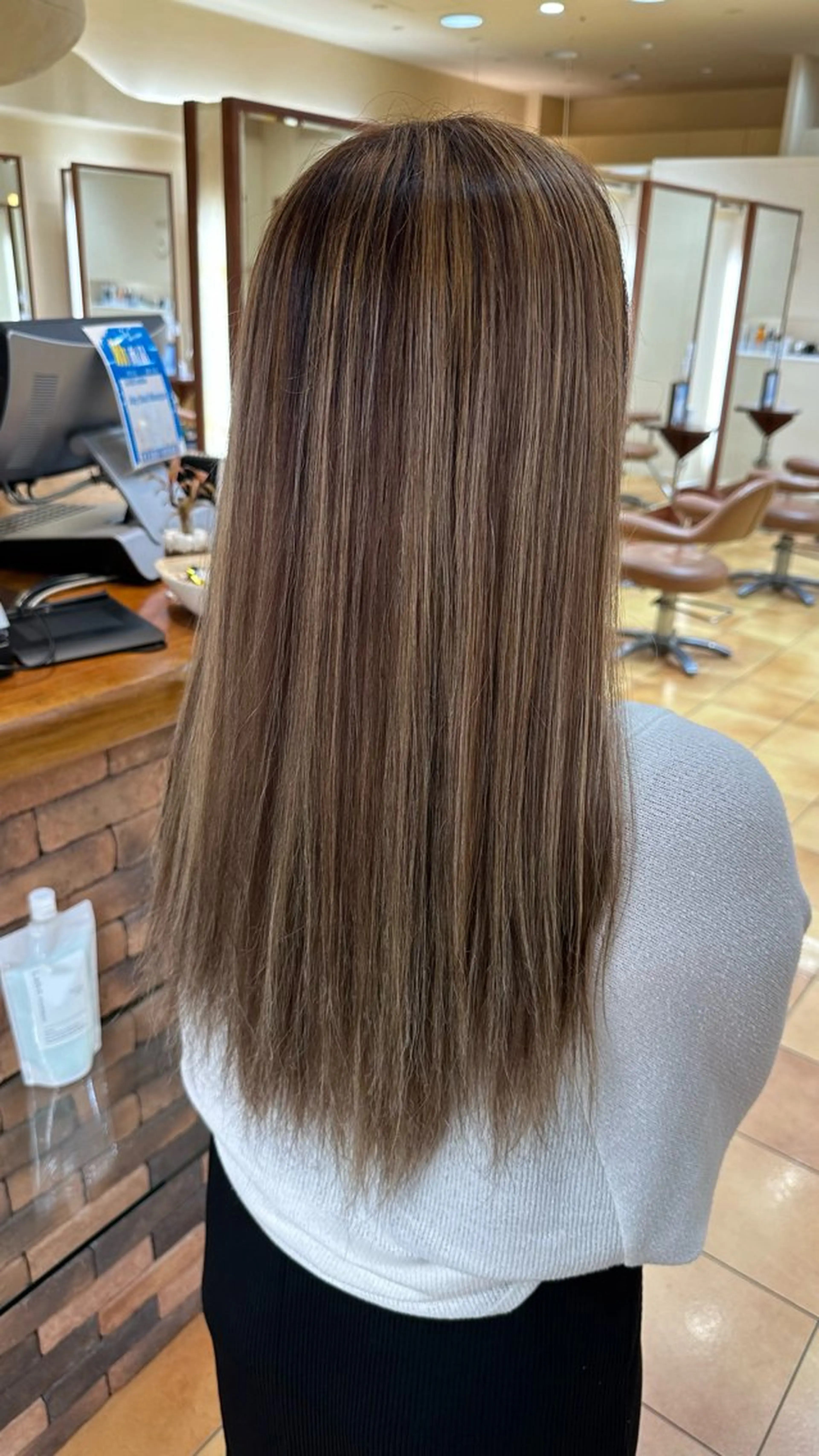 ロング カラー ボブ/ゆるふわ ボブパーマ/とういのヘアスタイル