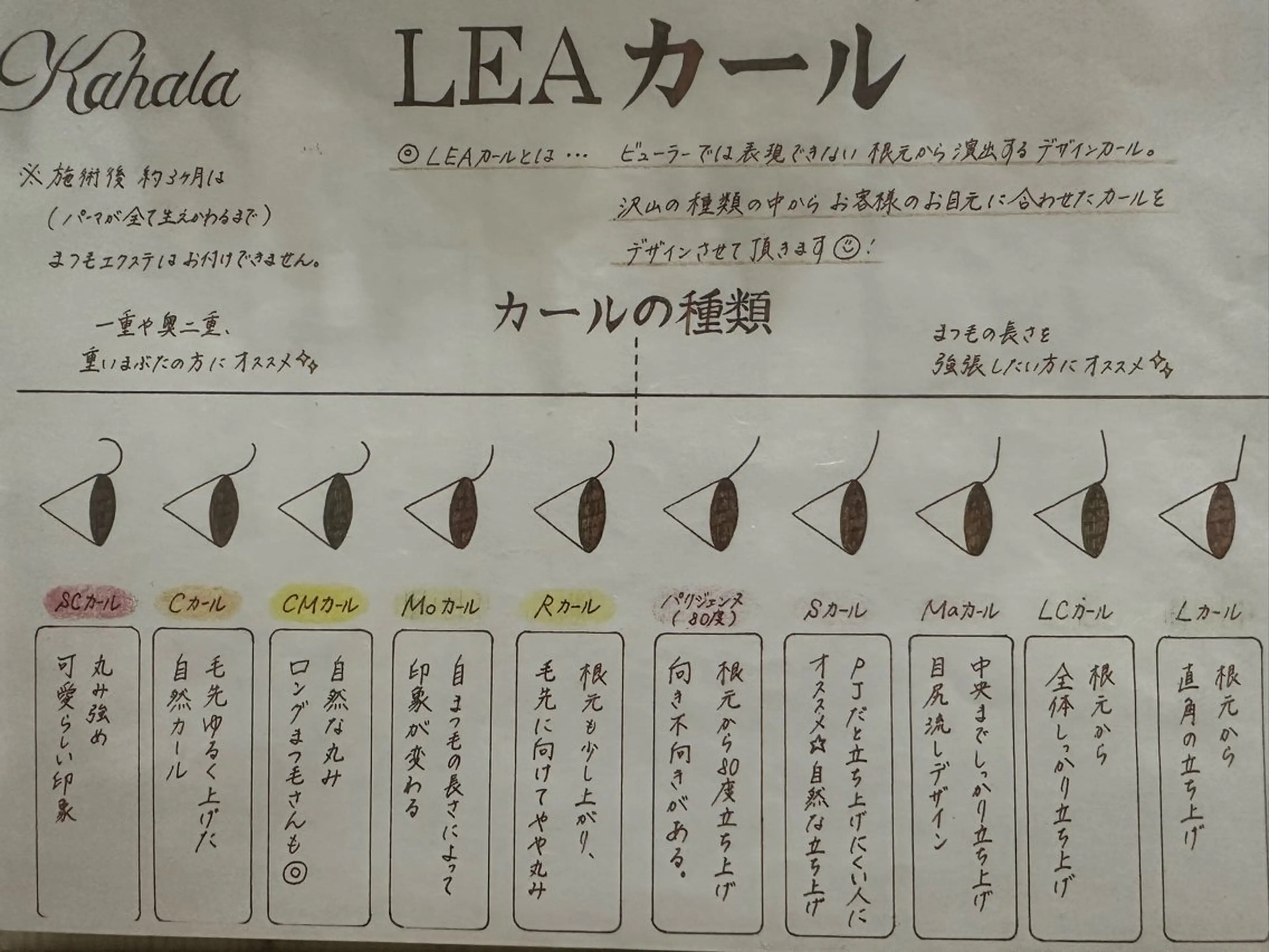 マツエク・マツパ アイラッシュリゾートカハラ門前仲町店所属・カハラ 早川のマツエク・マツパデザイン