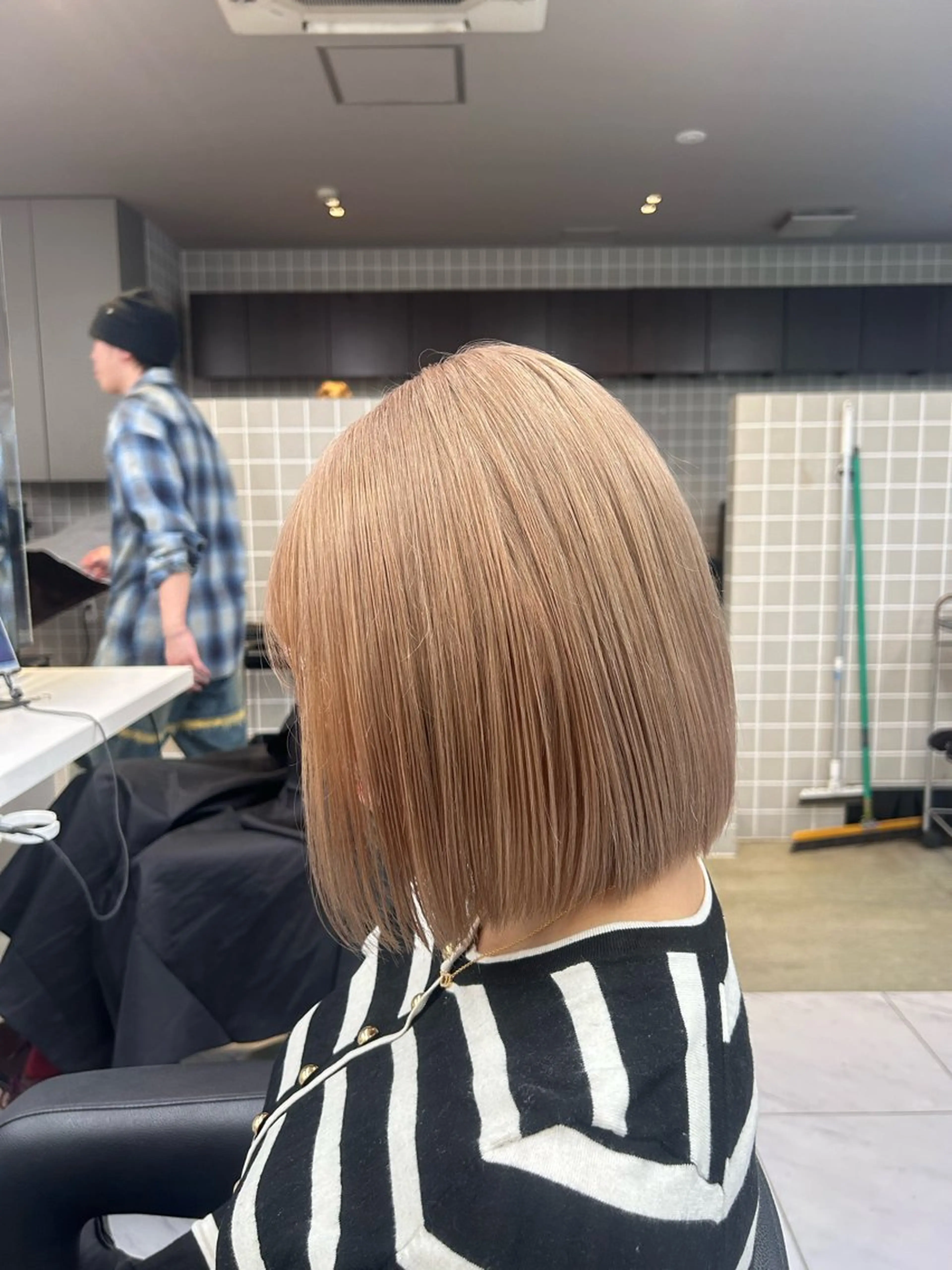 ミディアム カラー パーマ ヘアアレンジ メンズ ブリーチなしカラー/ ブラウン/レイヤーのヘアスタイル